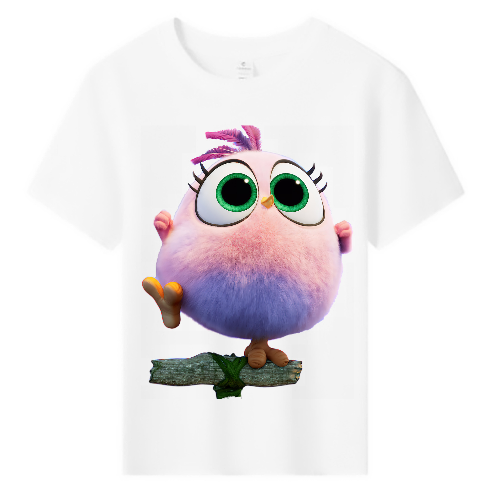 （画像用） Angry Birds アングリーバード 綿100％キッズTシャツ（フロントプリント）