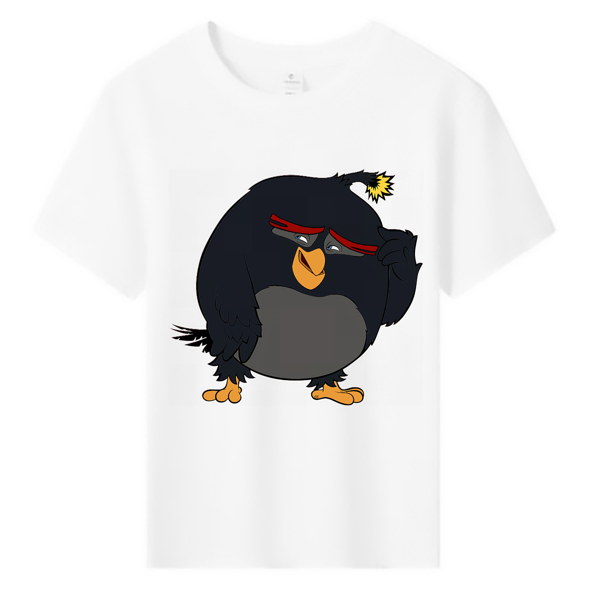 （画像用） Angry Birds アングリーバード 綿100％キッズTシャツ（フロントプリント）