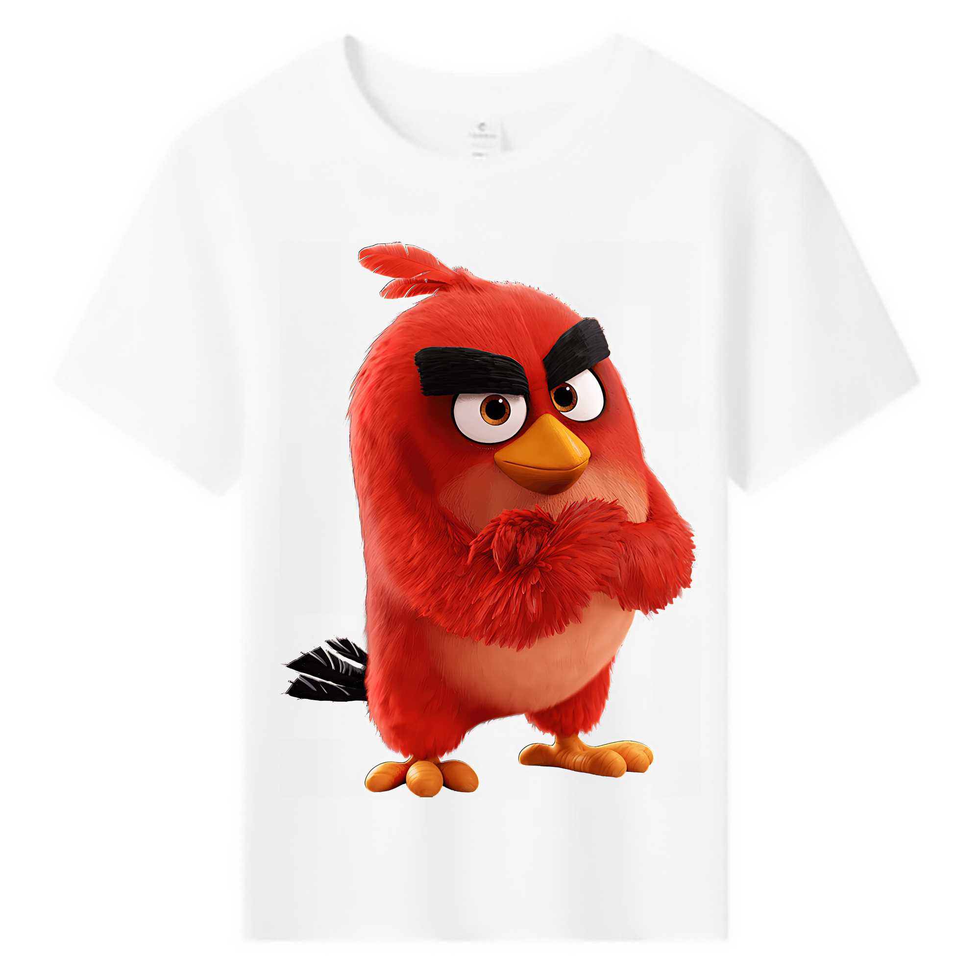 （画像用） Angry Birds アングリーバード 綿100％キッズTシャツ（フロントプリント）