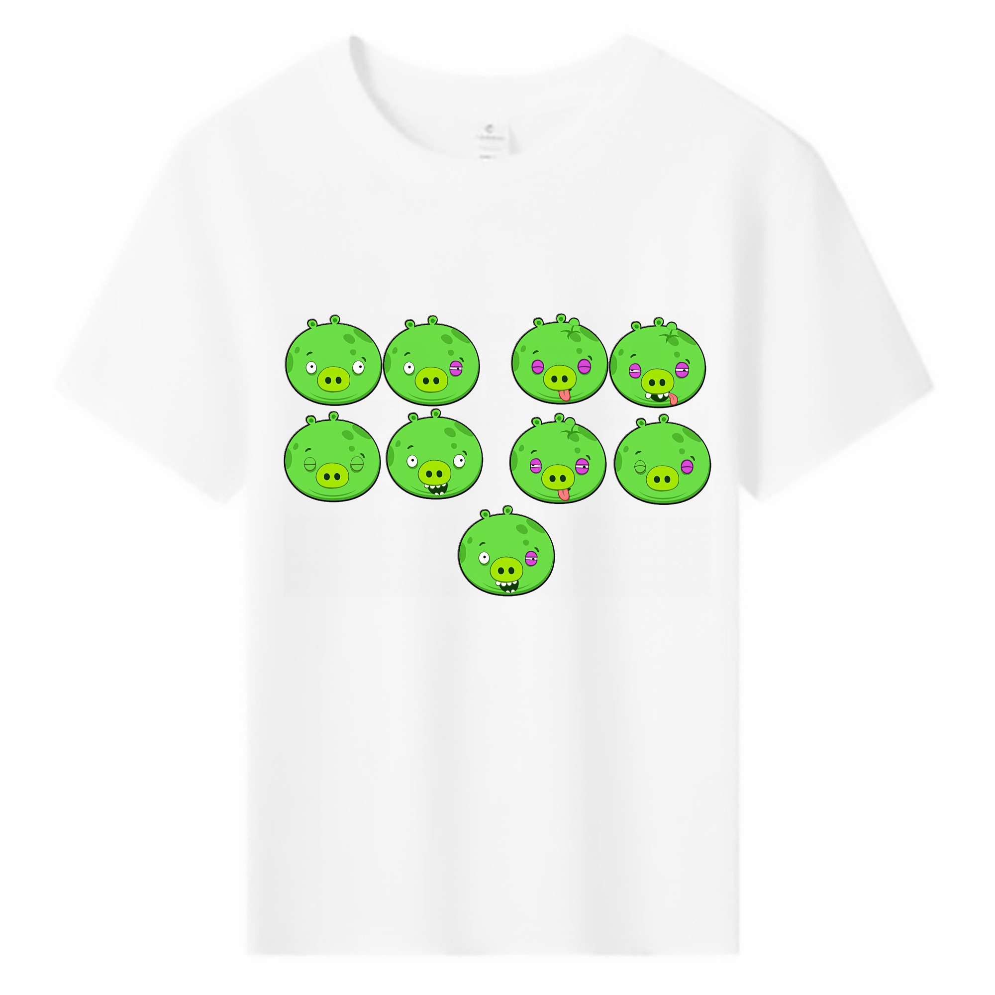 （画像用） Angry Birds アングリーバード 綿100％キッズTシャツ（フロントプリント）