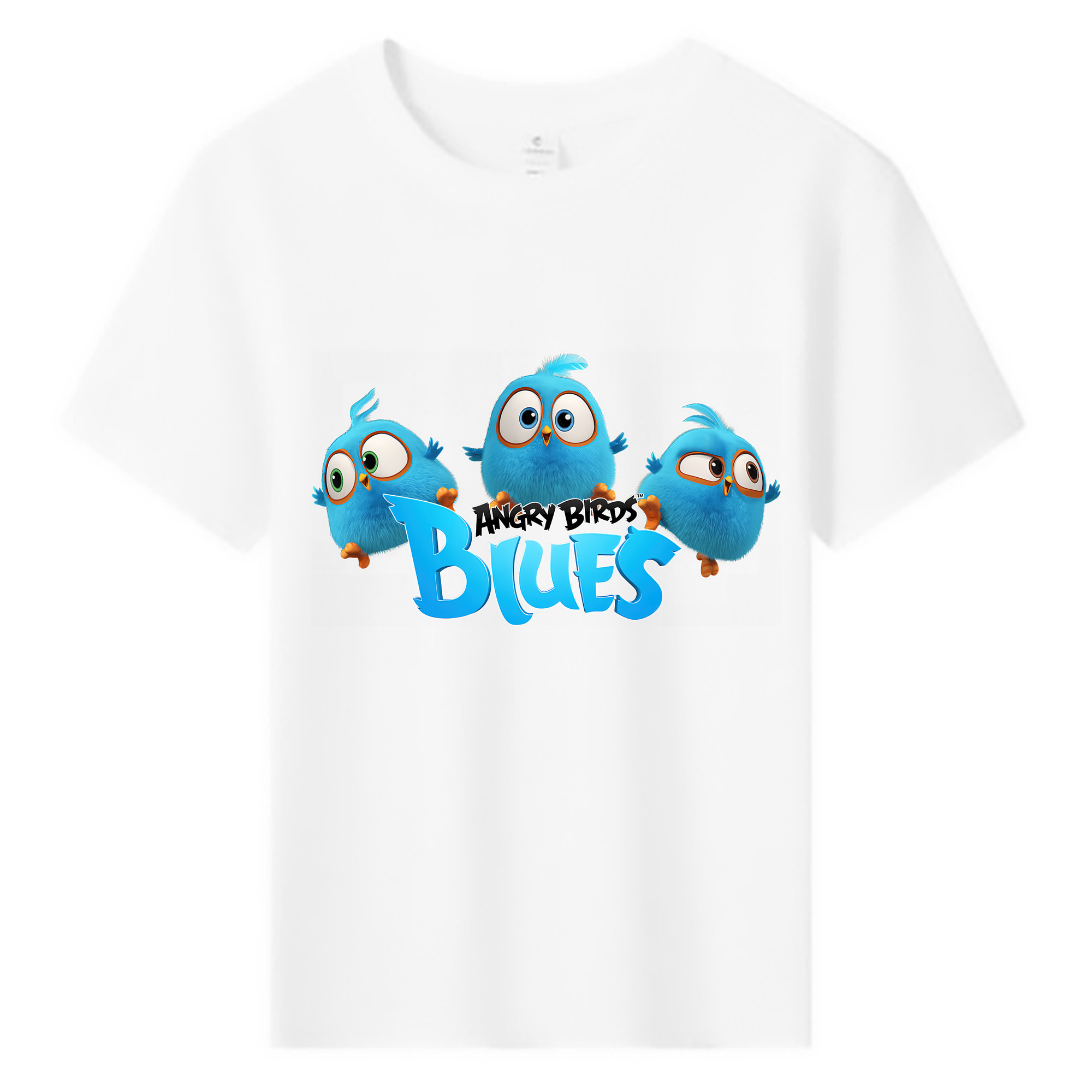 （画像用） Angry Birds アングリーバード 綿100％キッズTシャツ（フロントプリント）