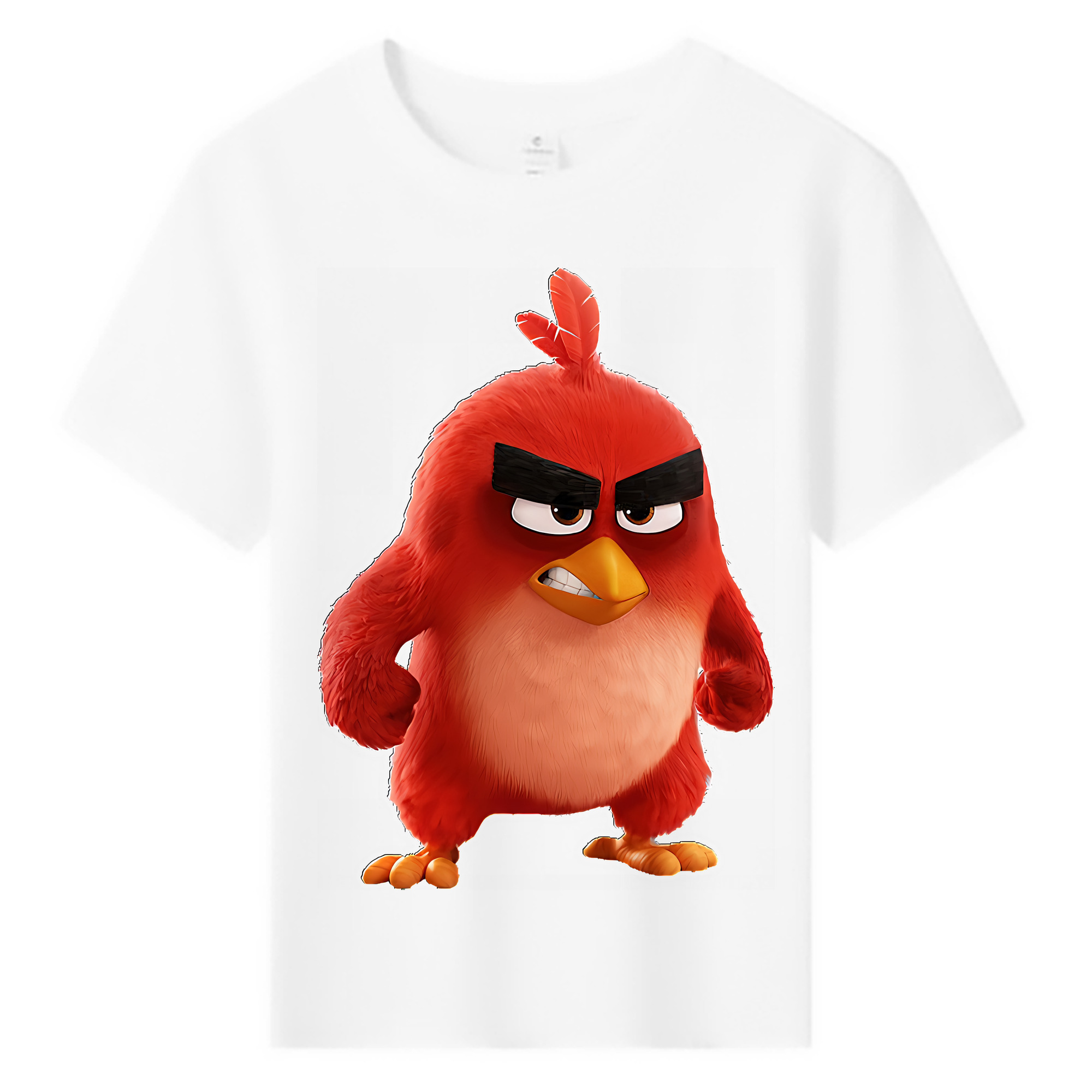 （画像用） Angry Birds アングリーバード 綿100％キッズTシャツ（フロントプリント）