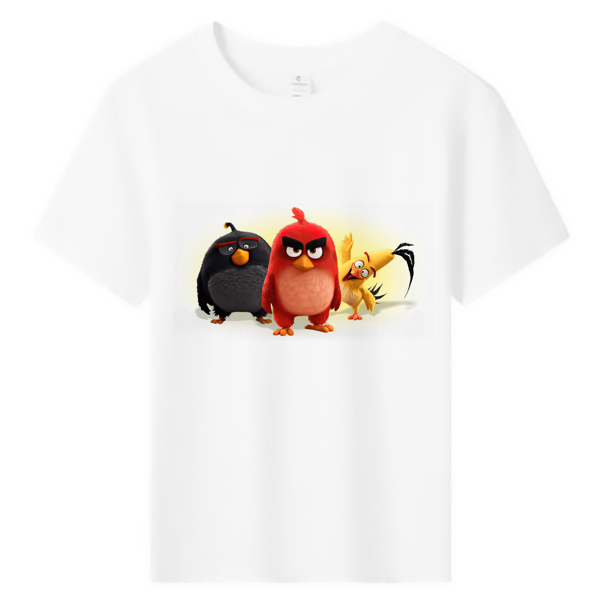 （画像用） Angry Birds アングリーバード 綿100％キッズTシャツ（フロントプリント）
