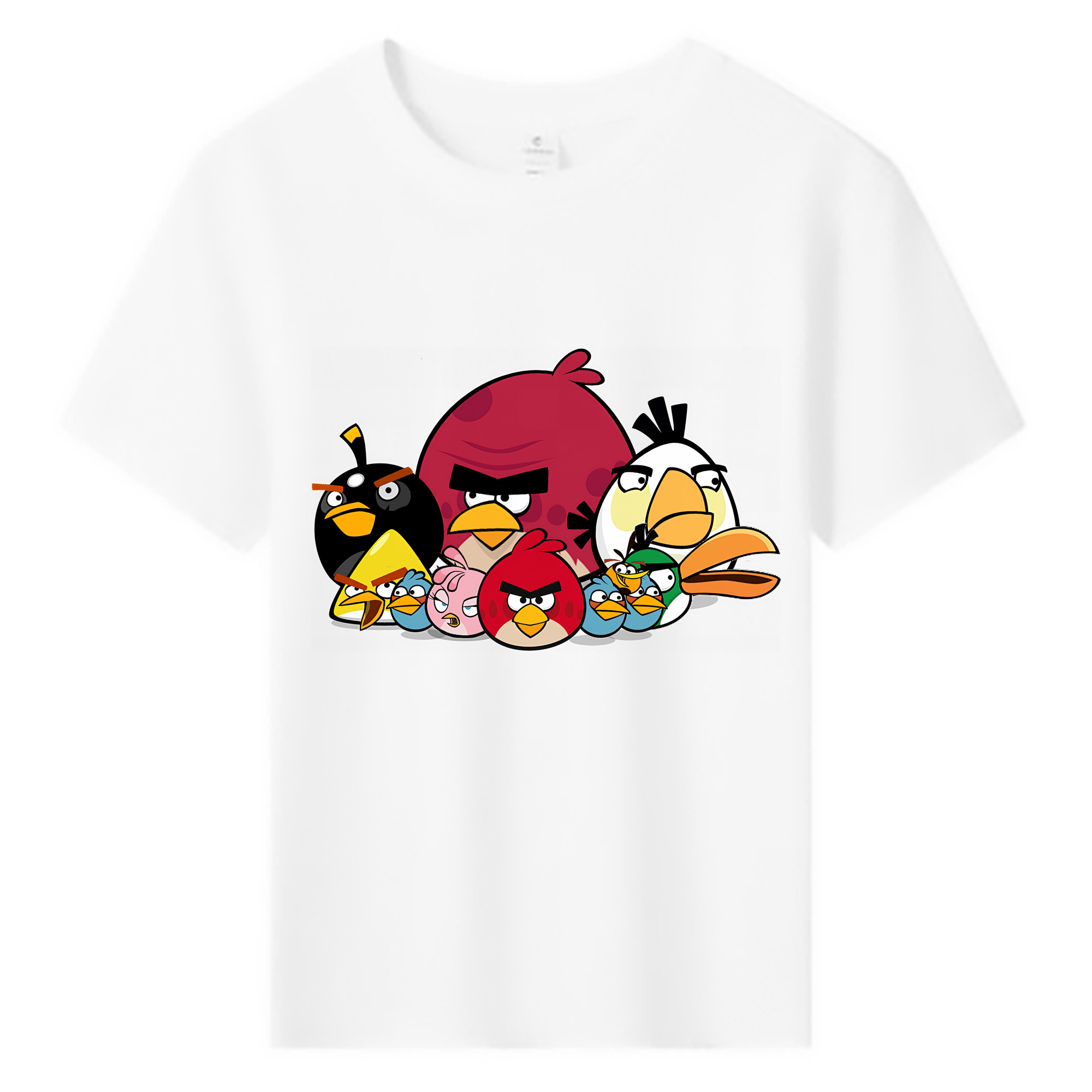 （画像用） Angry Birds アングリーバード 綿100％キッズTシャツ（フロントプリント）