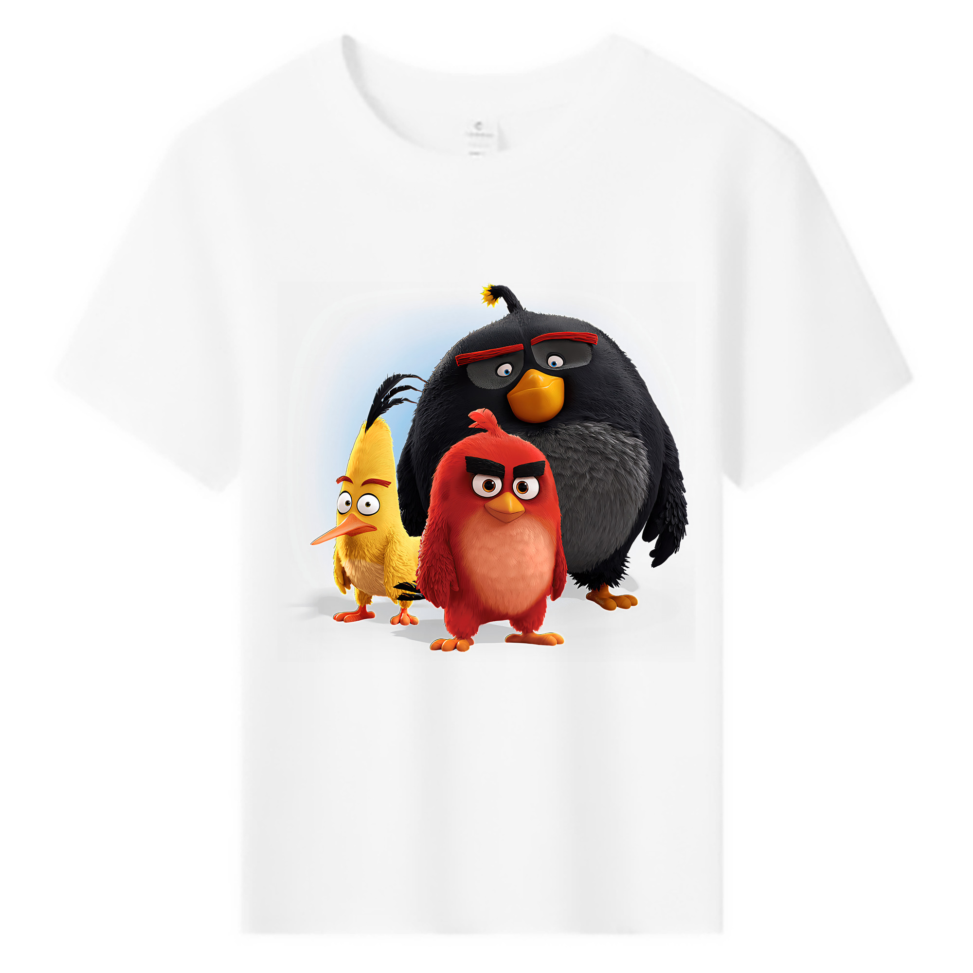 （画像用） Angry Birds アングリーバード 綿100％キッズTシャツ（フロントプリント）