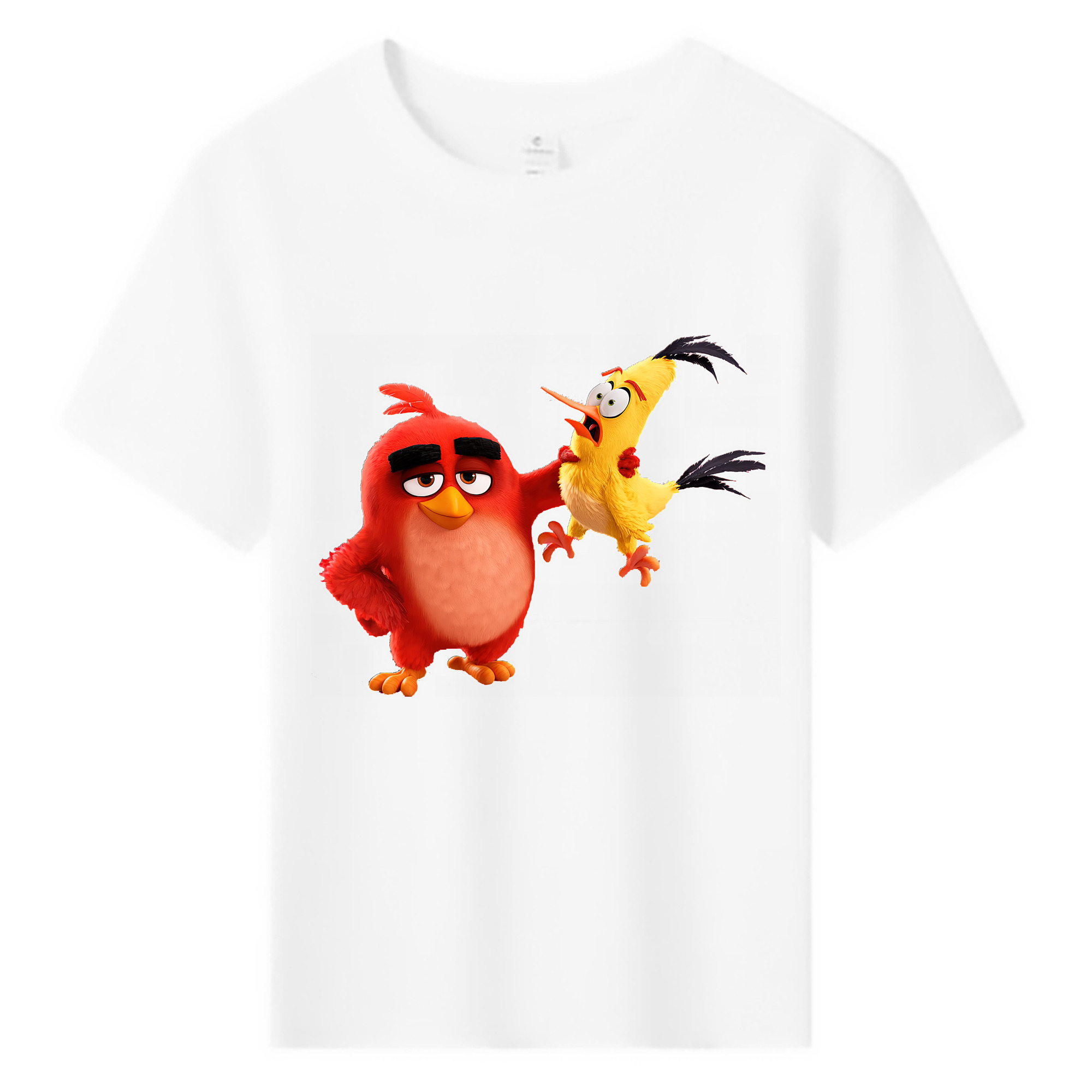 （画像用） Angry Birds アングリーバード 綿100％キッズTシャツ（フロントプリント）