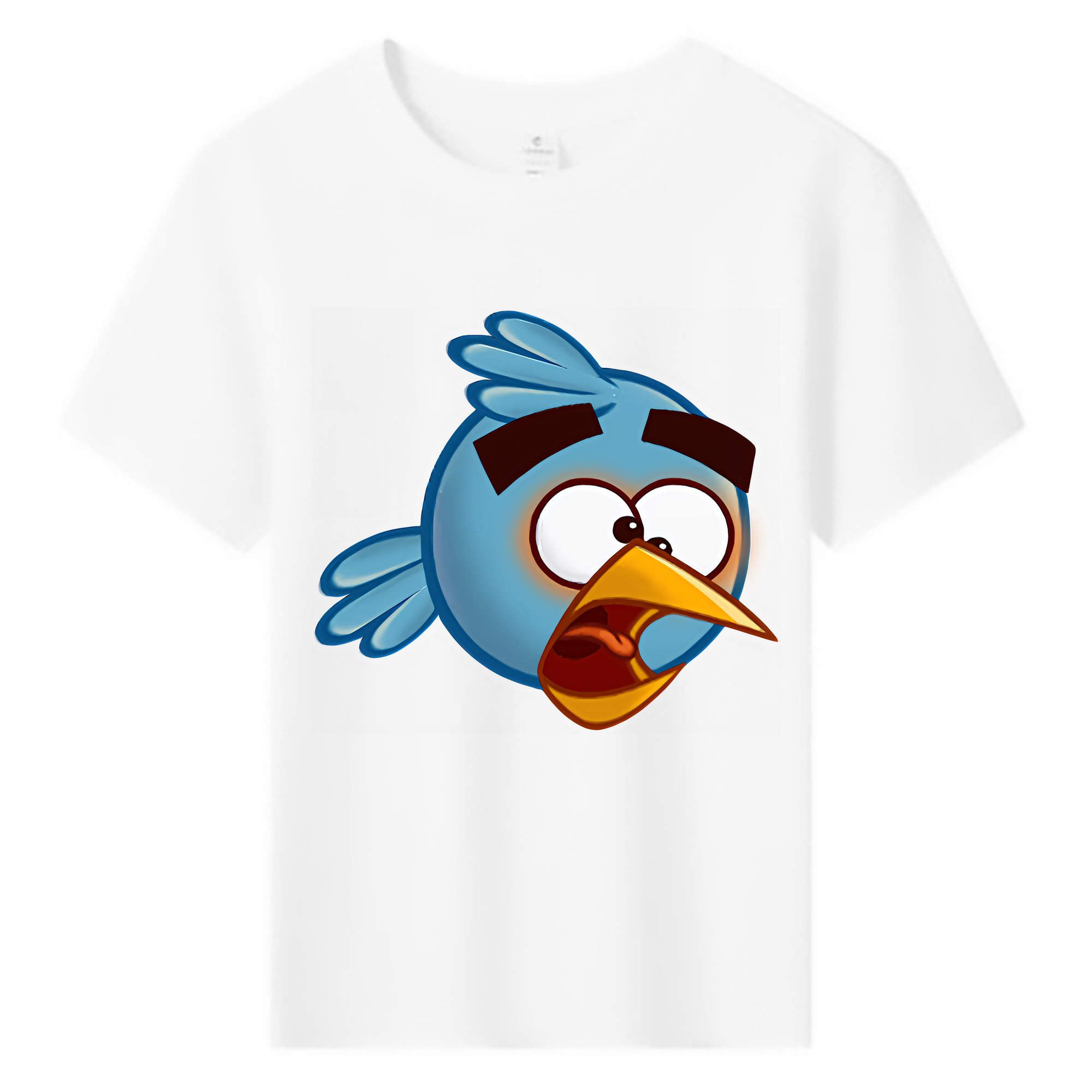（画像用） Angry Birds アングリーバード 綿100％キッズTシャツ（フロントプリント）