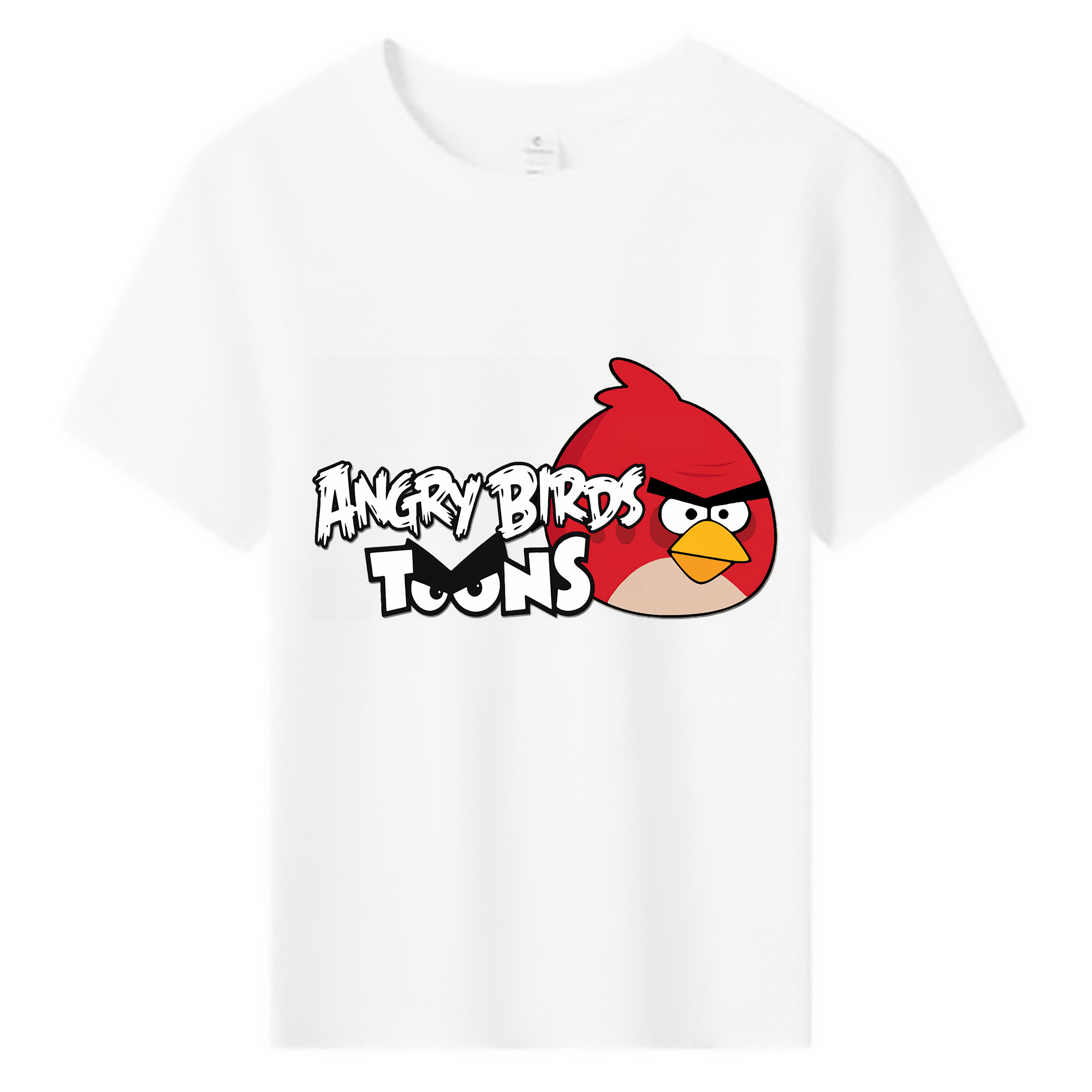 （画像用） Angry Birds アングリーバード 綿100％キッズTシャツ（フロントプリント）