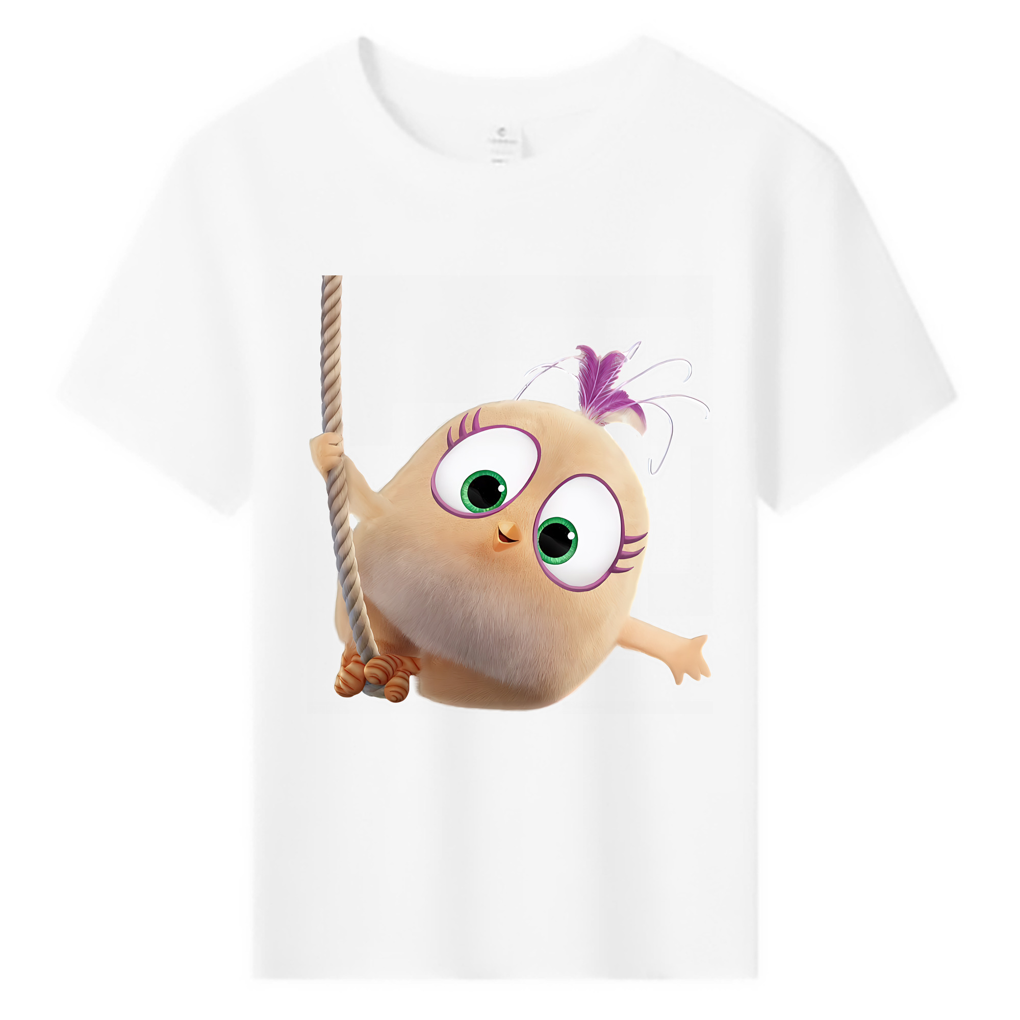 （画像用） Angry Birds アングリーバード 綿100％キッズTシャツ（フロントプリント）