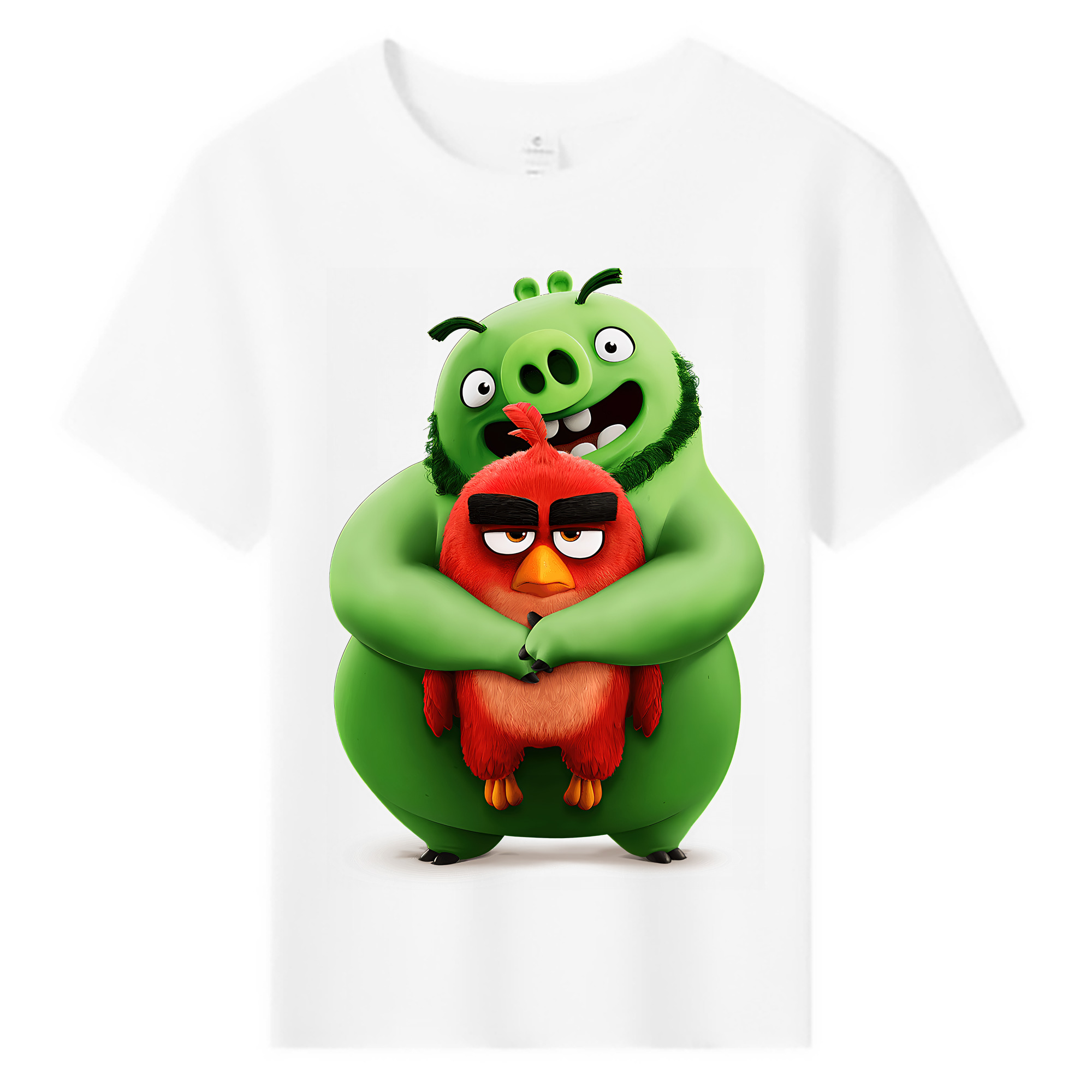 （画像用） Angry Birds アングリーバード 綿100％キッズTシャツ（フロントプリント）