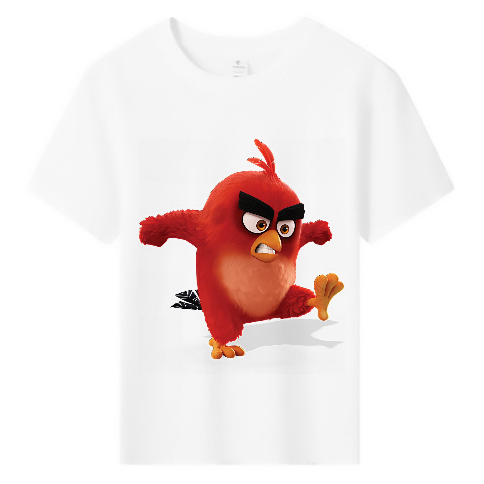 （画像用） Angry Birds アングリーバード 綿100％キッズTシャツ（フロントプリント）
