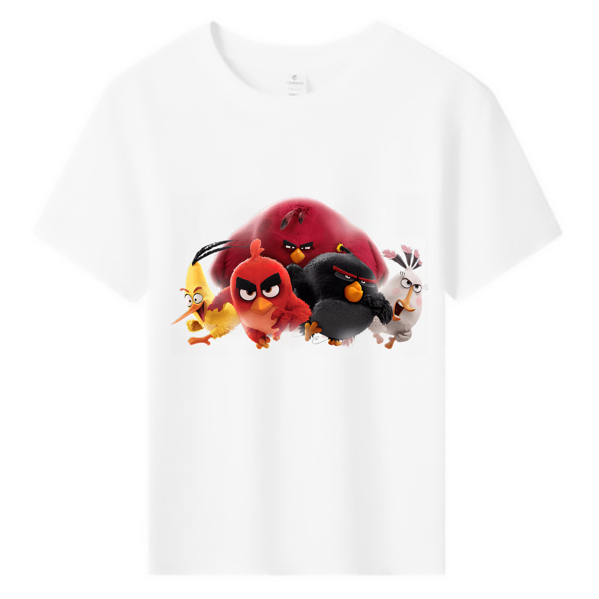 （画像用） Angry Birds アングリーバード 綿100％キッズTシャツ（フロントプリント）