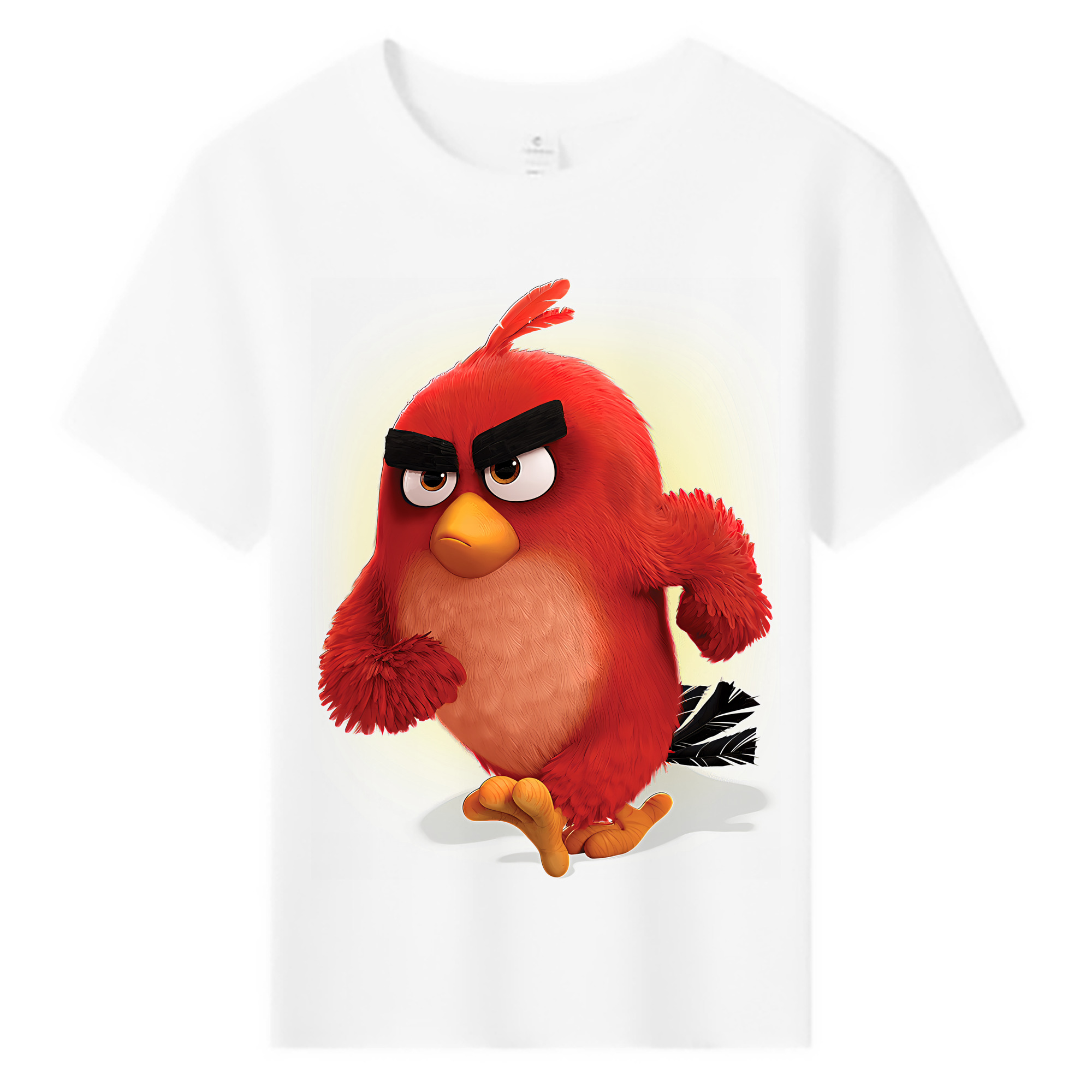 （画像用） Angry Birds アングリーバード 綿100％キッズTシャツ（フロントプリント）