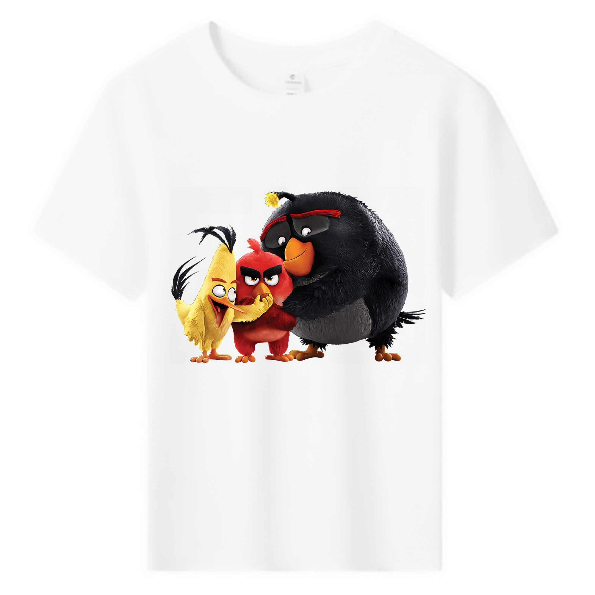 （画像用） Angry Birds アングリーバード 綿100％キッズTシャツ（フロントプリント）