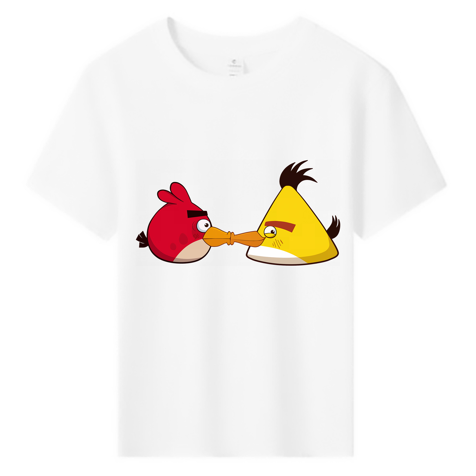 （画像用） Angry Birds アングリーバード 綿100％キッズTシャツ（フロントプリント）