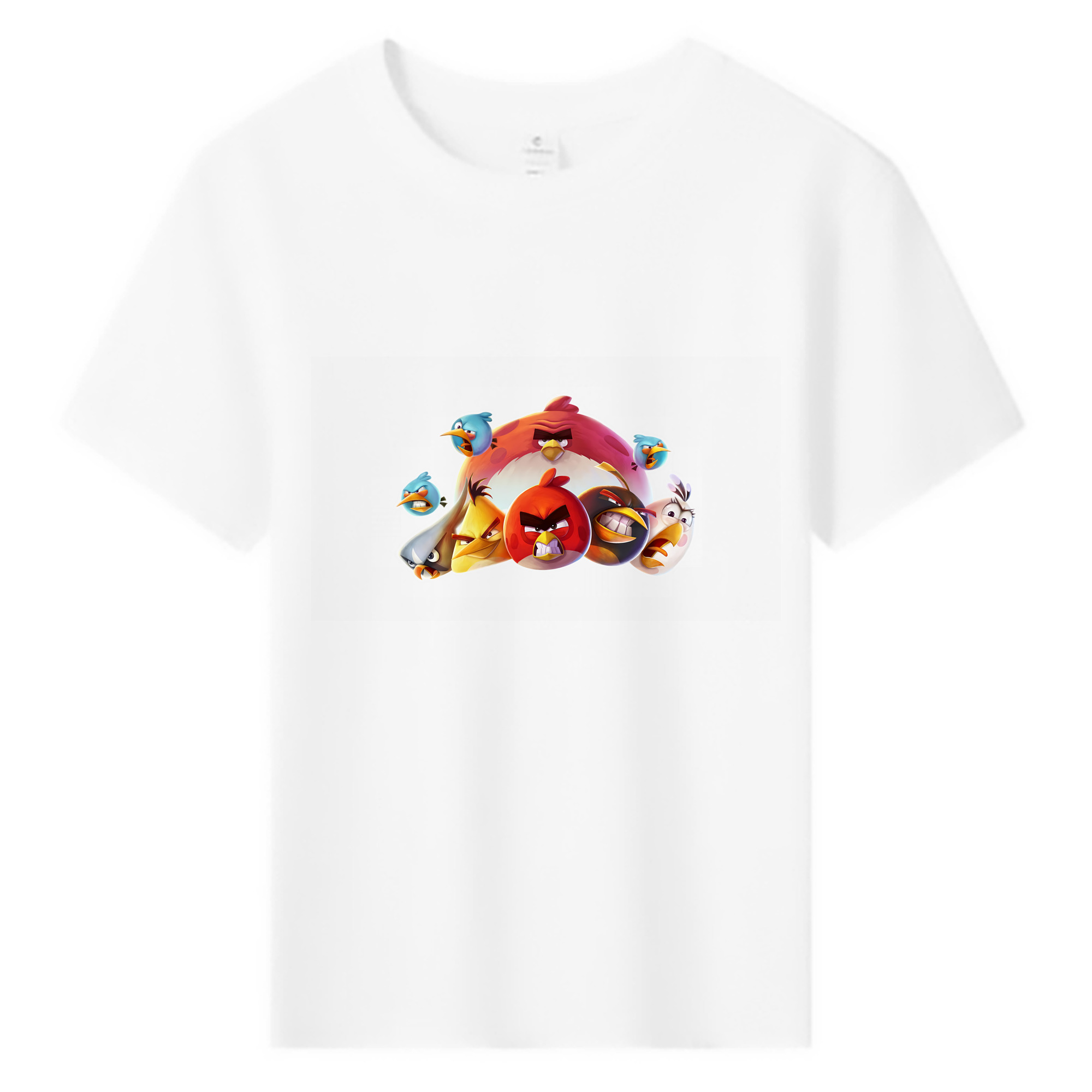 （画像用） Angry Birds アングリーバード 綿100％キッズTシャツ（フロントプリント）