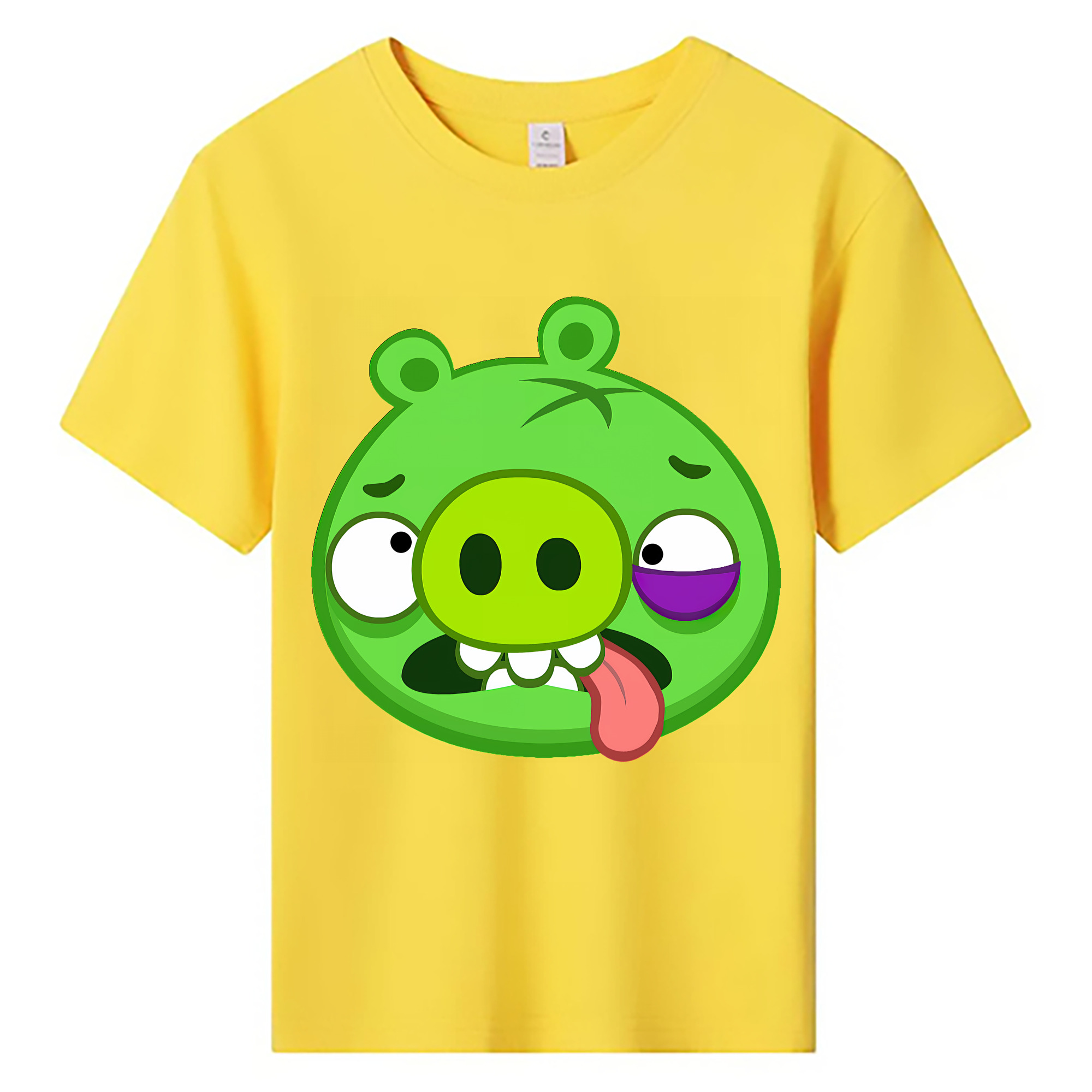 （画像用） Angry Birds アングリーバード 綿100％キッズTシャツ（フロントプリント）