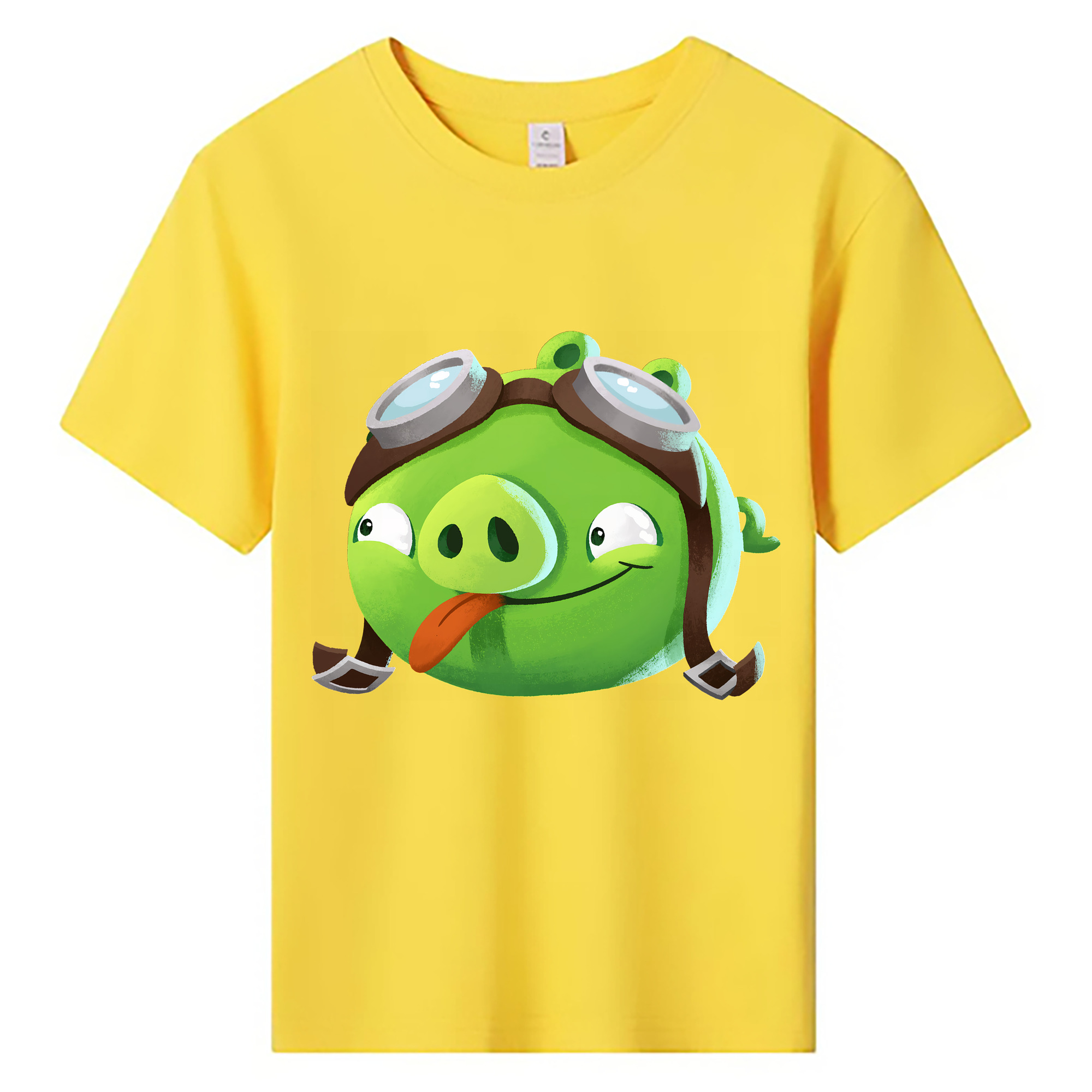 （画像用） Angry Birds アングリーバード 綿100％キッズTシャツ（フロントプリント）