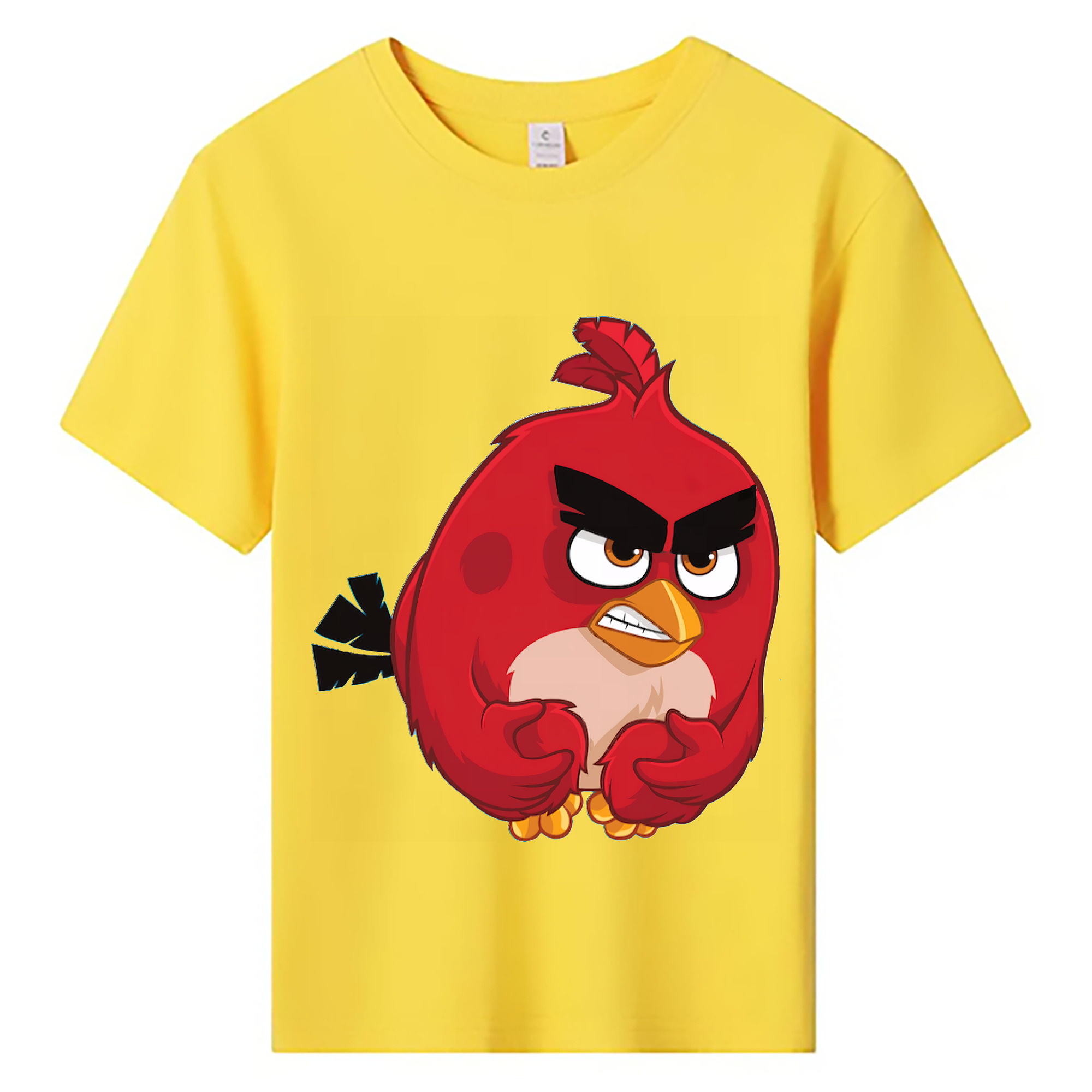 （画像用） Angry Birds アングリーバード 綿100％キッズTシャツ（フロントプリント）