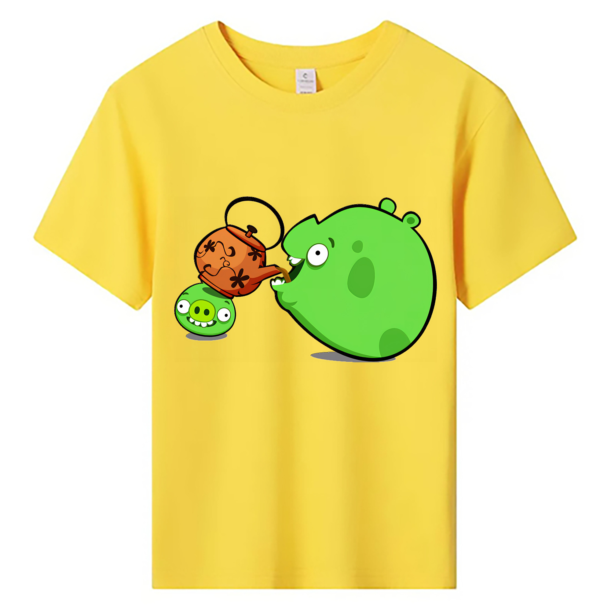 （画像用） Angry Birds アングリーバード 綿100％キッズTシャツ（フロントプリント）