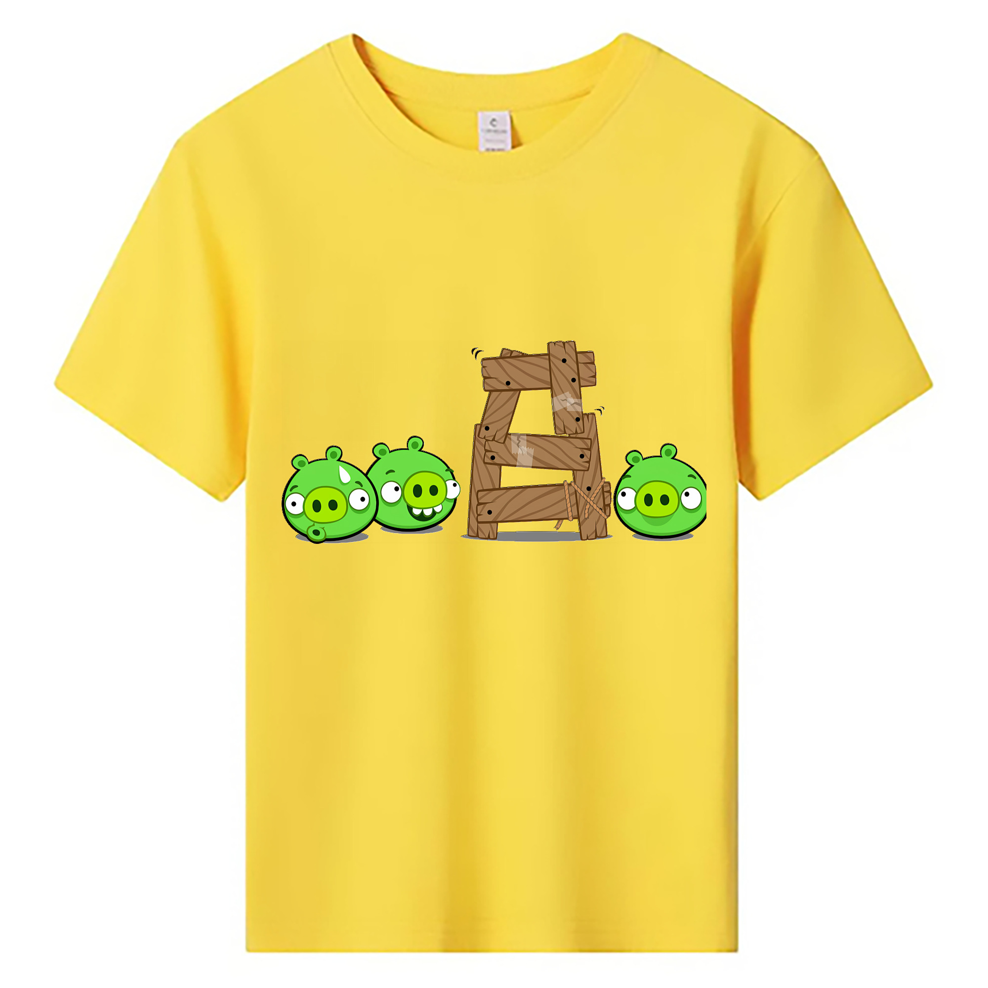 （画像用） Angry Birds アングリーバード 綿100％キッズTシャツ（フロントプリント）
