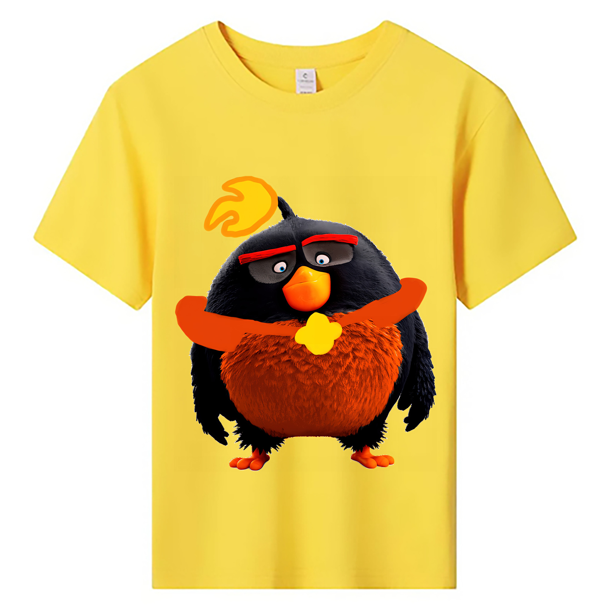 （画像用） Angry Birds アングリーバード 綿100％キッズTシャツ（フロントプリント）