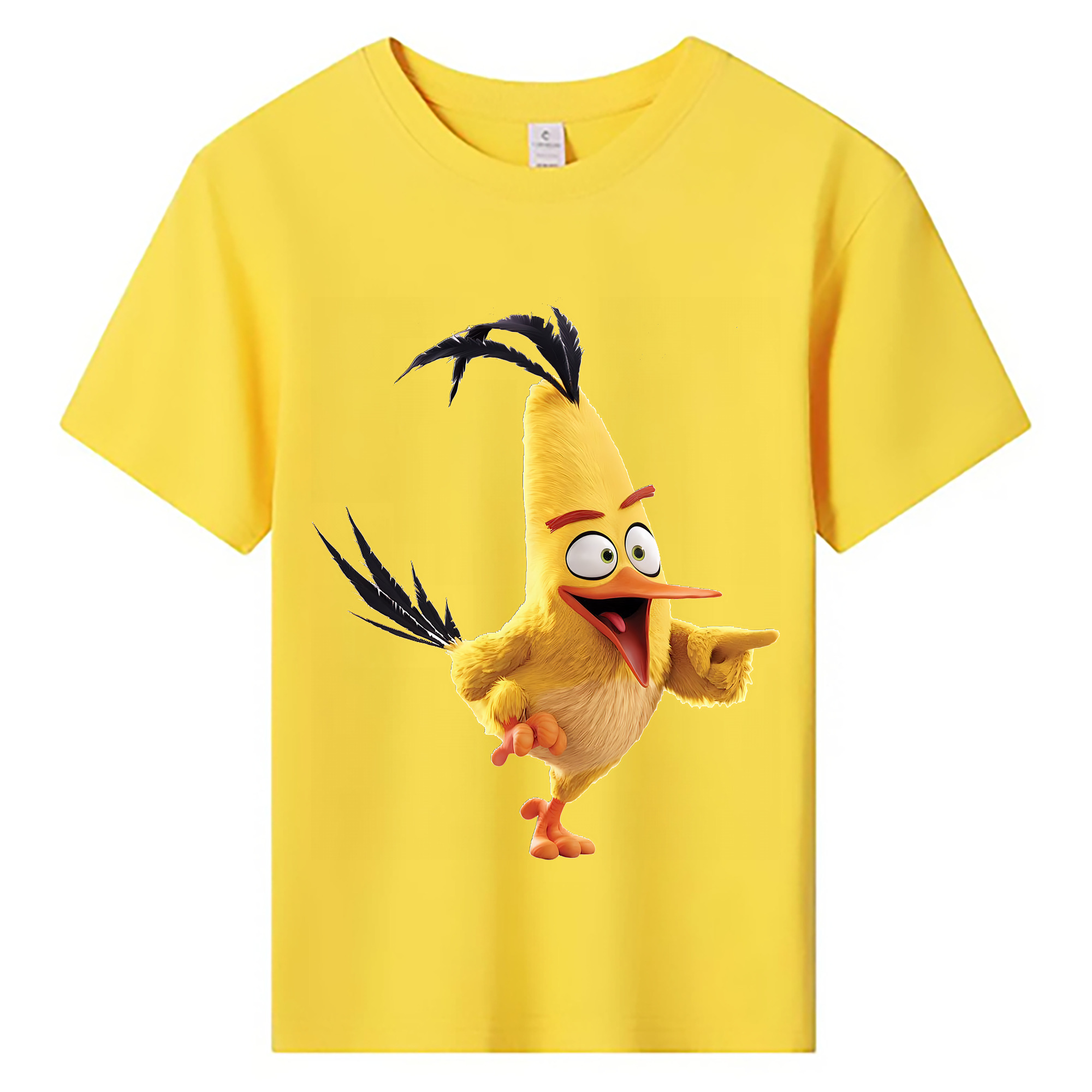 （画像用） Angry Birds アングリーバード 綿100％キッズTシャツ（フロントプリント）