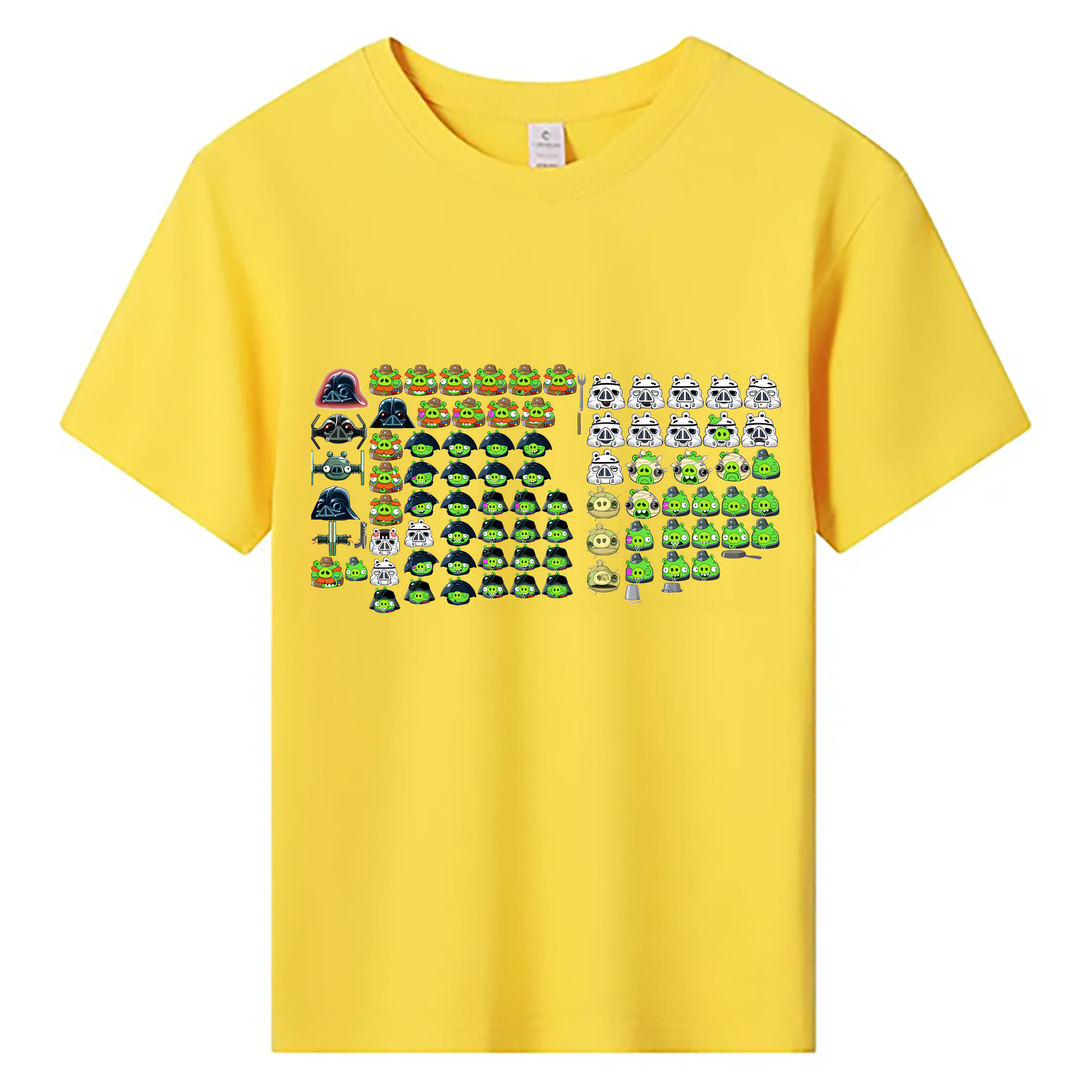 （画像用） Angry Birds アングリーバード 綿100％キッズTシャツ（フロントプリント）