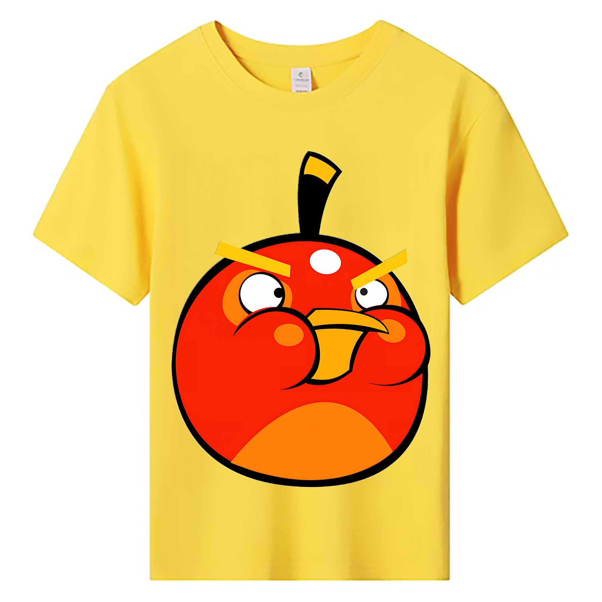 （画像用） Angry Birds アングリーバード 綿100％キッズTシャツ（フロントプリント）