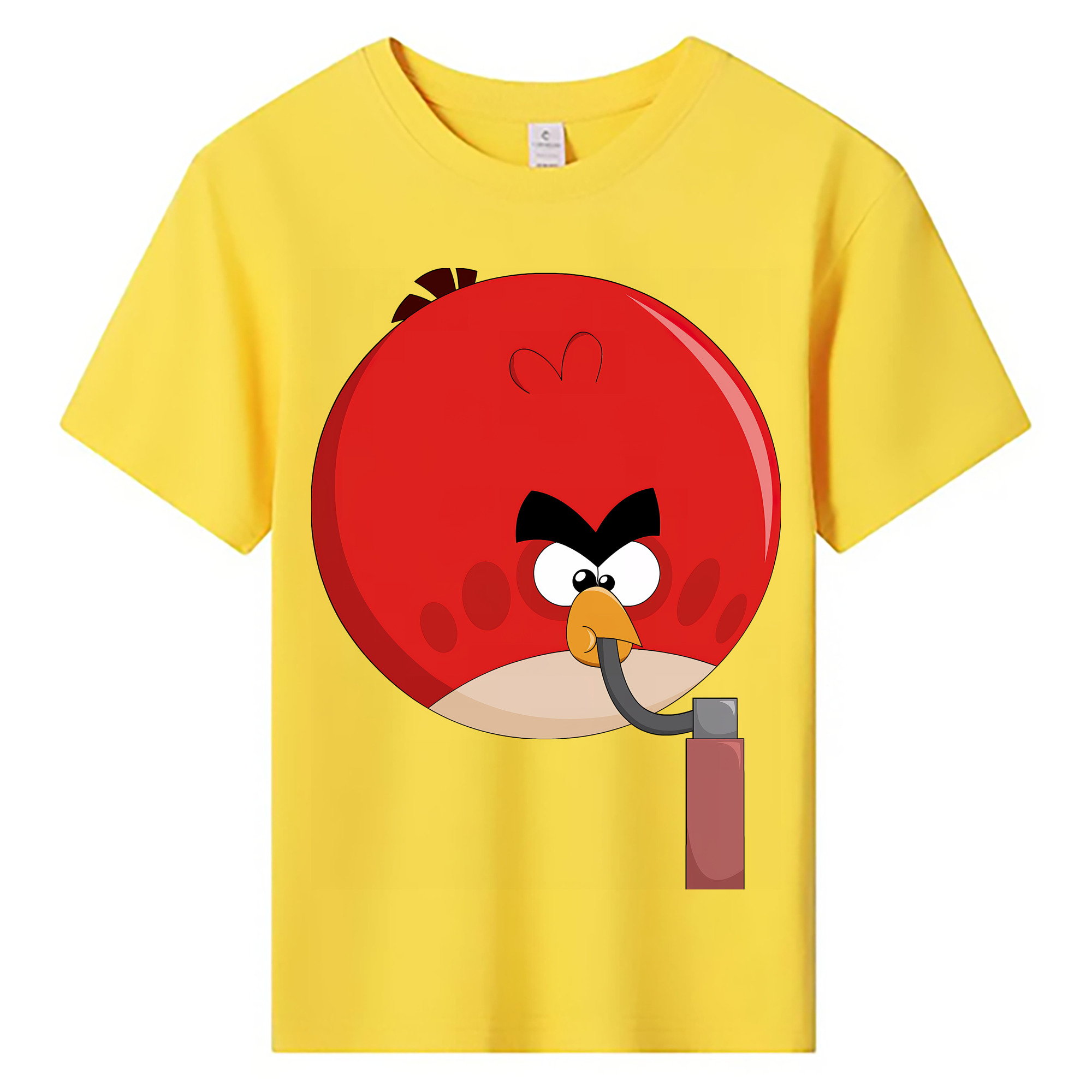 （画像用） Angry Birds アングリーバード 綿100％キッズTシャツ（フロントプリント）