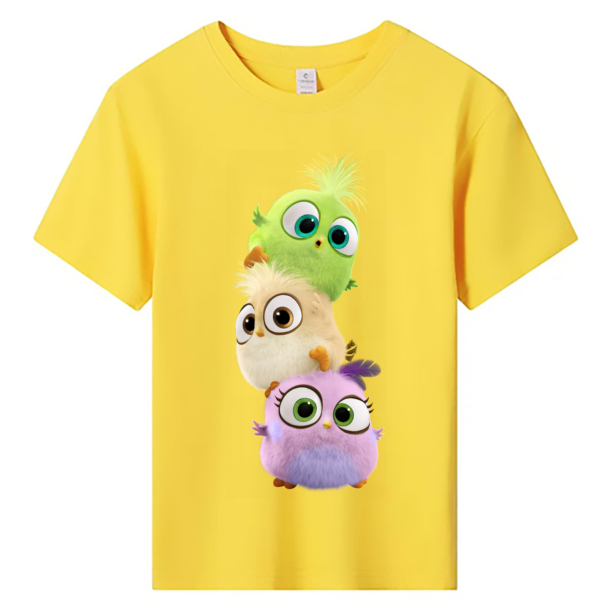 （画像用） Angry Birds アングリーバード 綿100％キッズTシャツ（フロントプリント）