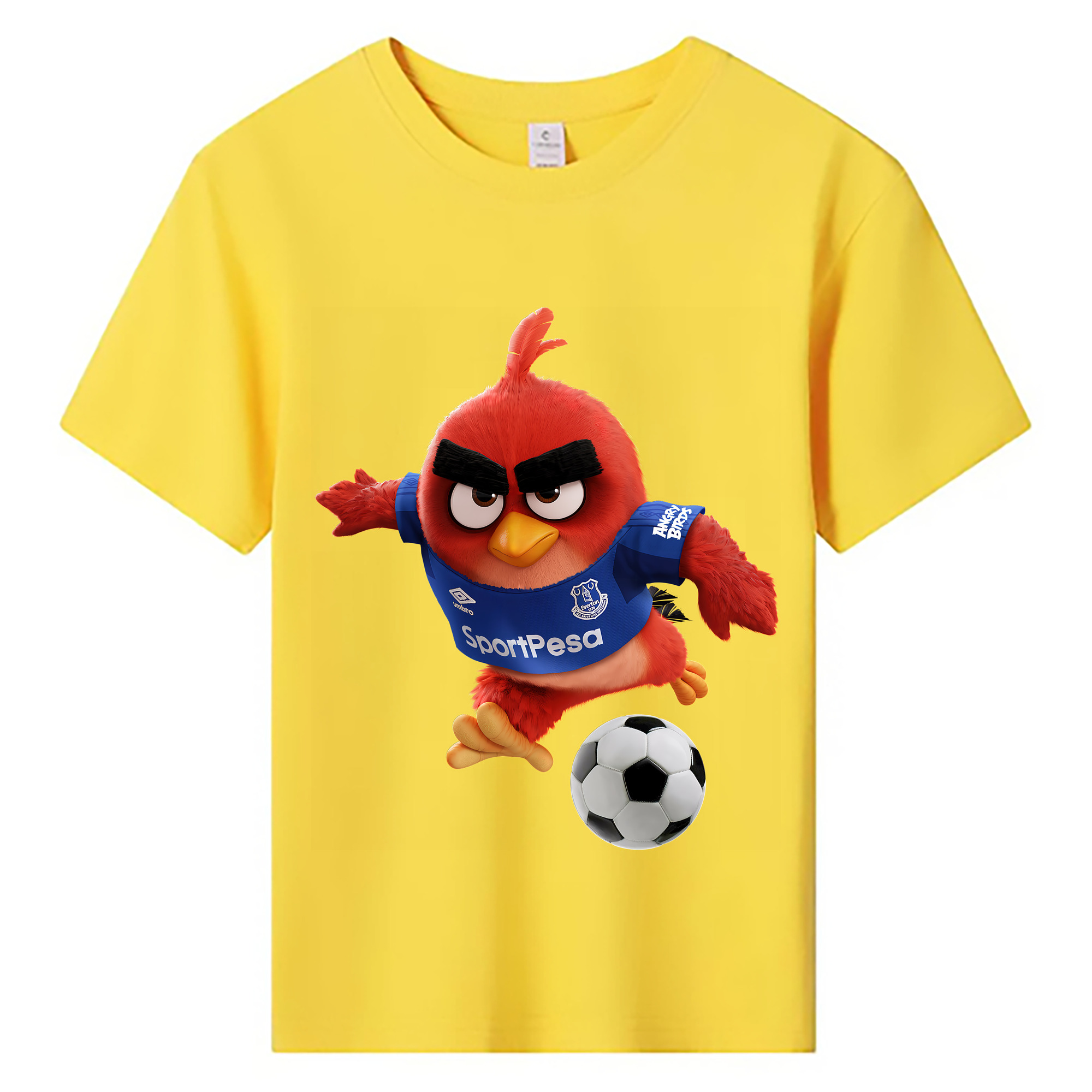 （画像用） Angry Birds アングリーバード 綿100％キッズTシャツ（フロントプリント）