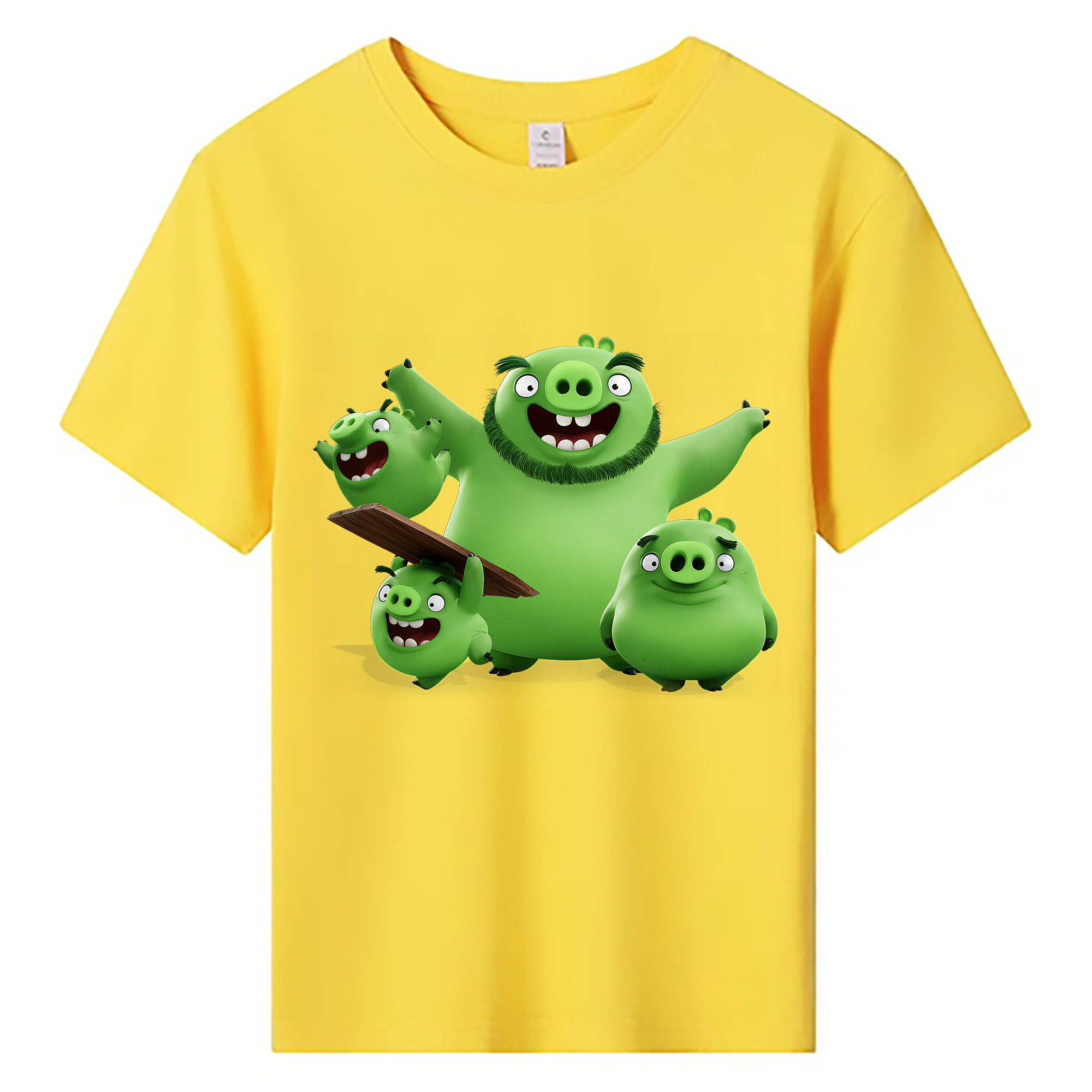 （画像用） Angry Birds アングリーバード 綿100％キッズTシャツ（フロントプリント）