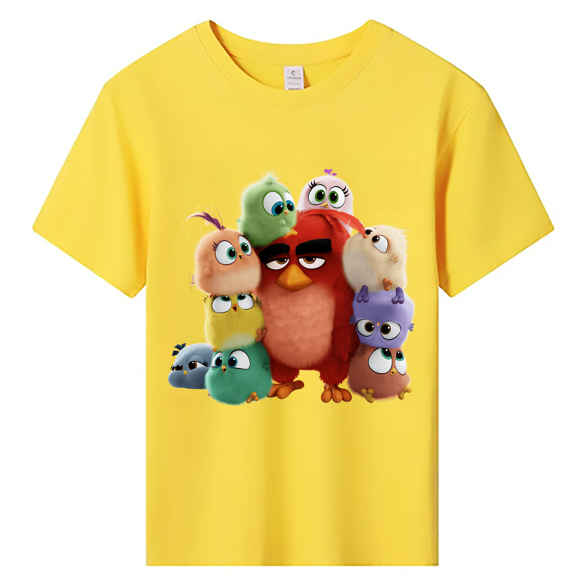 （画像用） Angry Birds アングリーバード 綿100％キッズTシャツ（フロントプリント）
