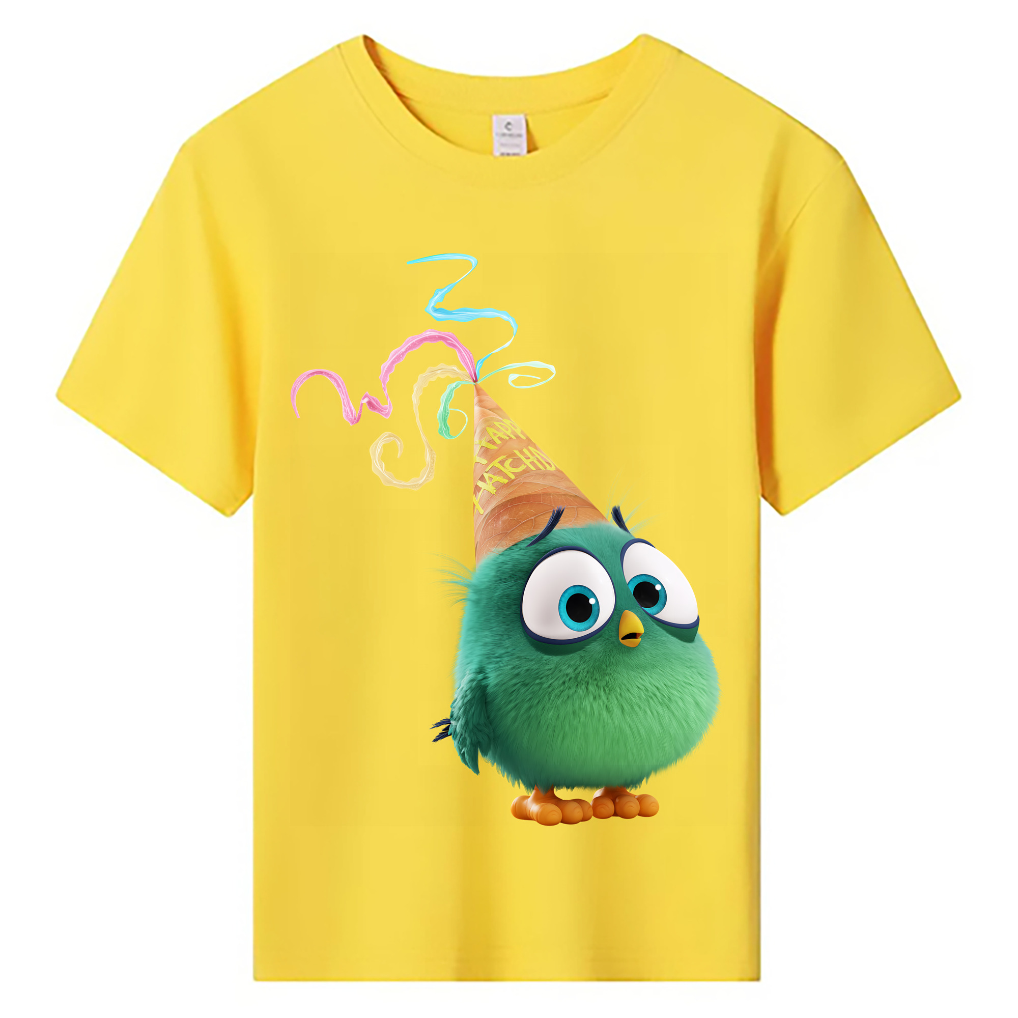 （画像用） Angry Birds アングリーバード 綿100％キッズTシャツ（フロントプリント）