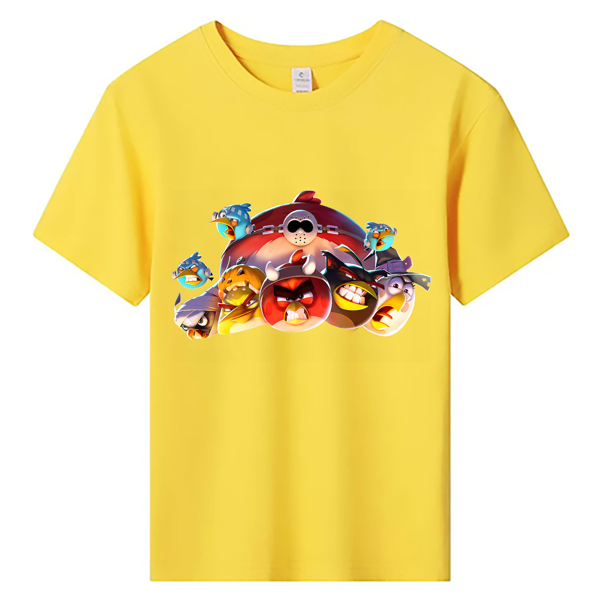 （画像用） Angry Birds アングリーバード 綿100％キッズTシャツ（フロントプリント）