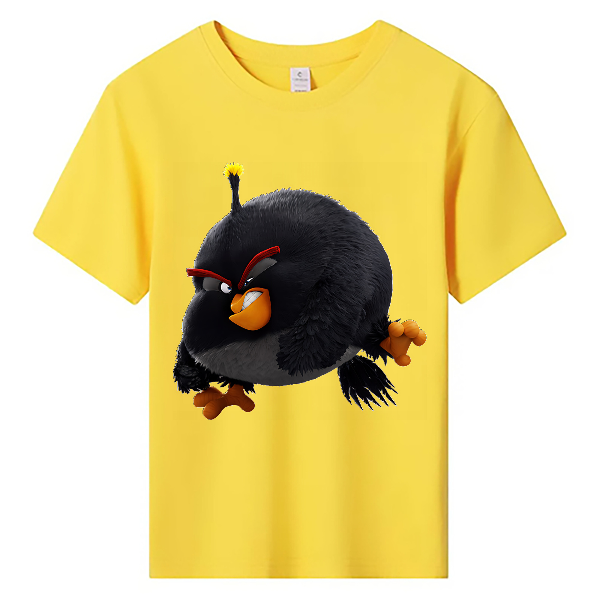 （画像用） Angry Birds アングリーバード 綿100％キッズTシャツ（フロントプリント）