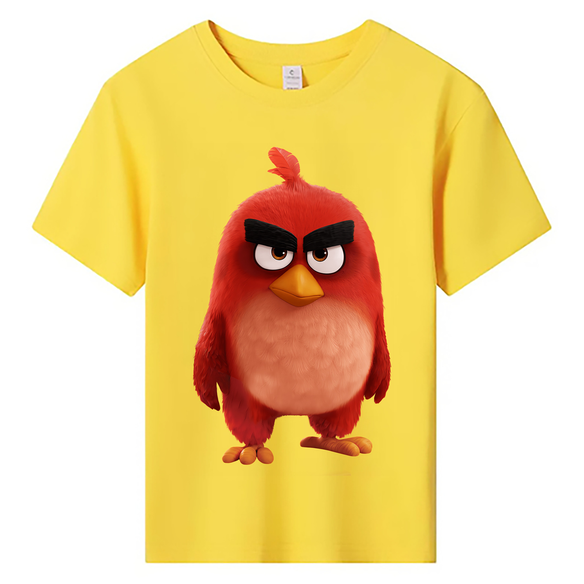 （画像用） Angry Birds アングリーバード 綿100％キッズTシャツ（フロントプリント）