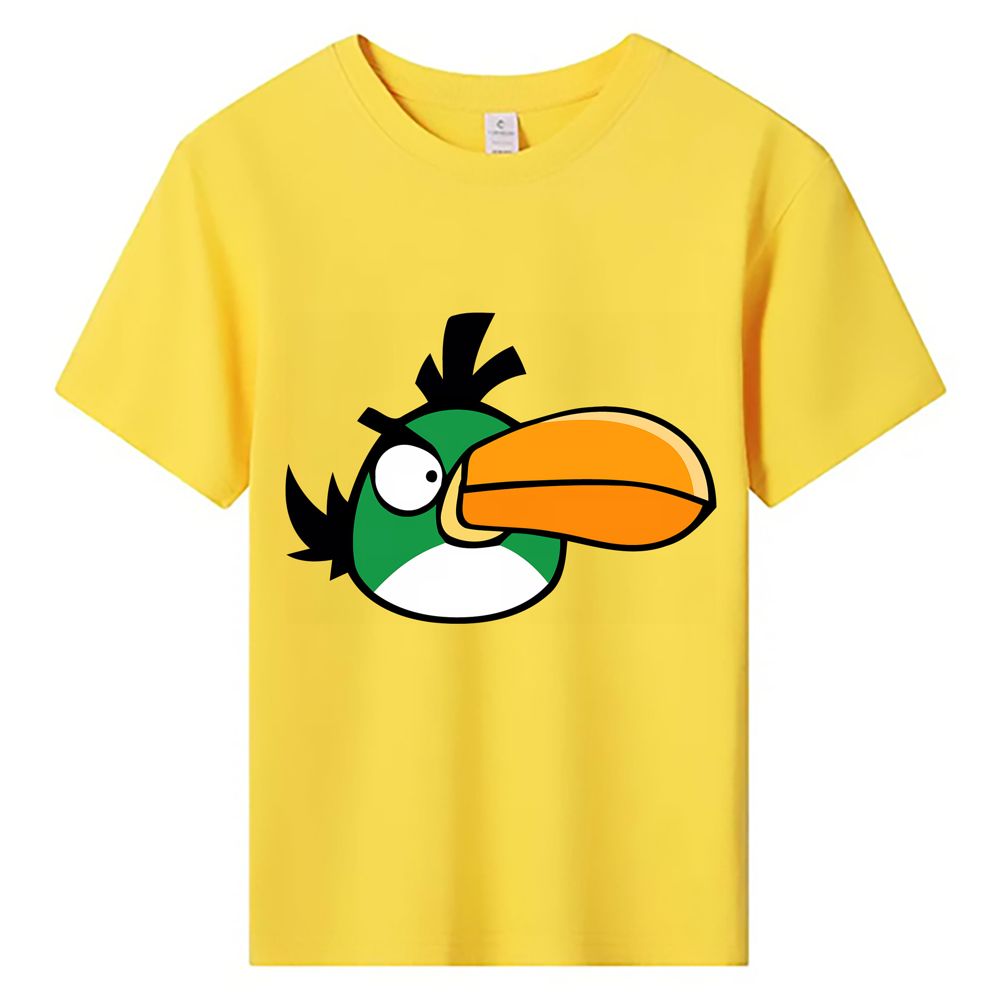 （画像用） Angry Birds アングリーバード 綿100％キッズTシャツ（フロントプリント）