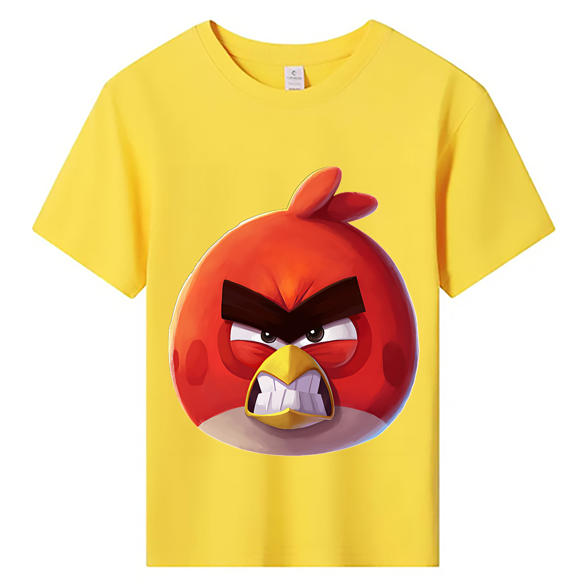 （画像用） Angry Birds アングリーバード 綿100％キッズTシャツ（フロントプリント）