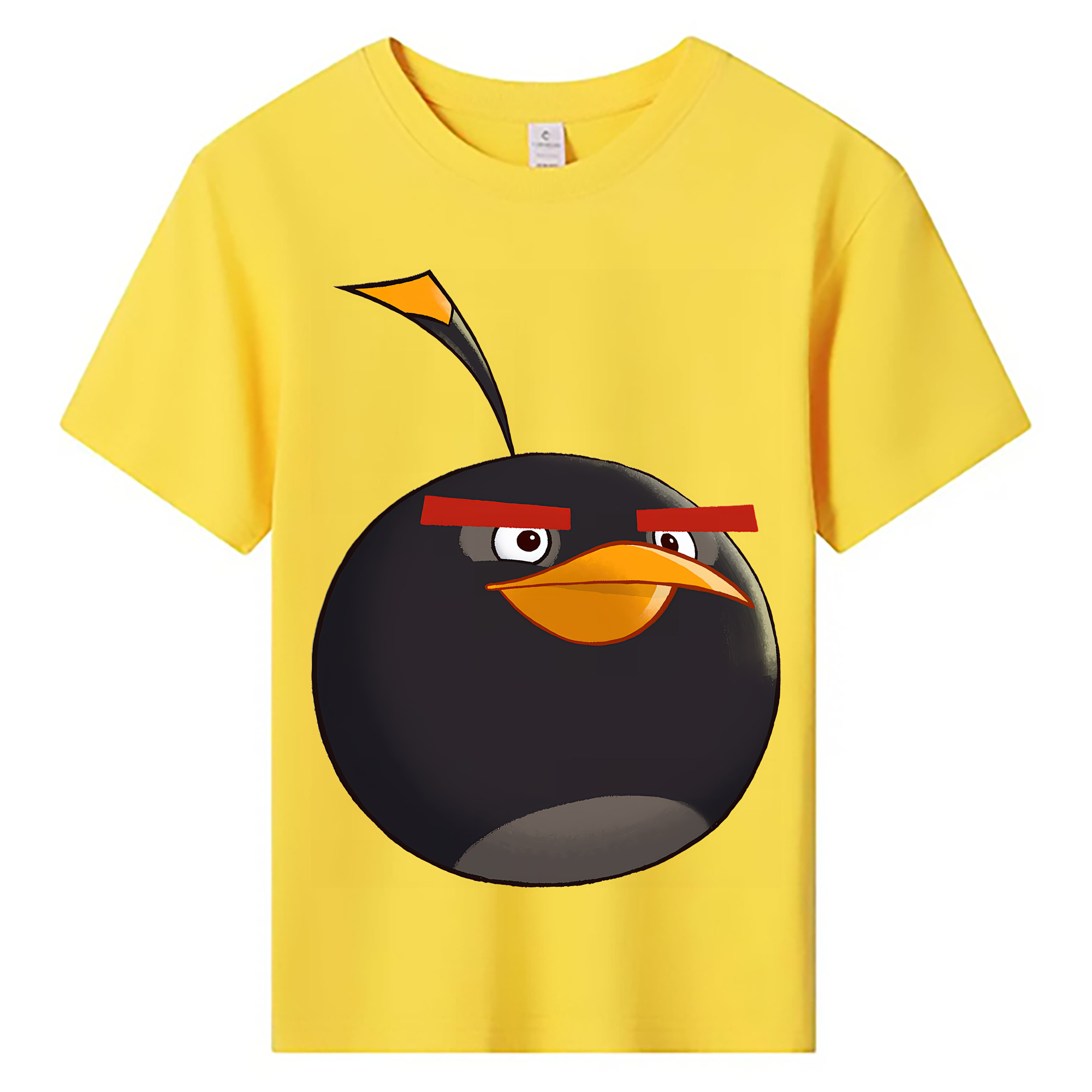 （画像用） Angry Birds アングリーバード 綿100％キッズTシャツ（フロントプリント）