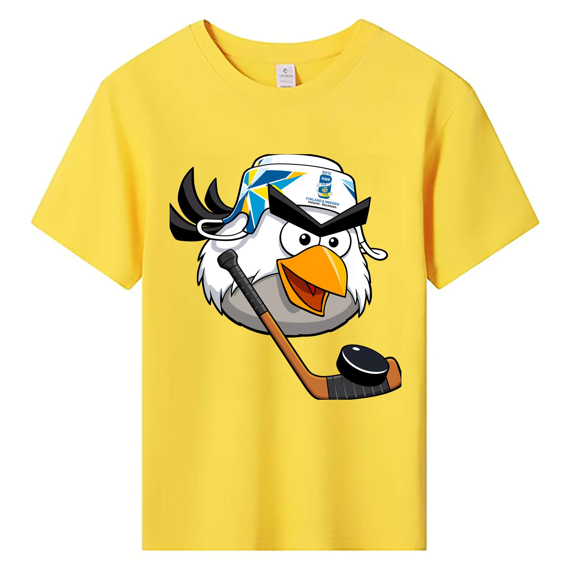 （画像用） Angry Birds アングリーバード 綿100％キッズTシャツ（フロントプリント）