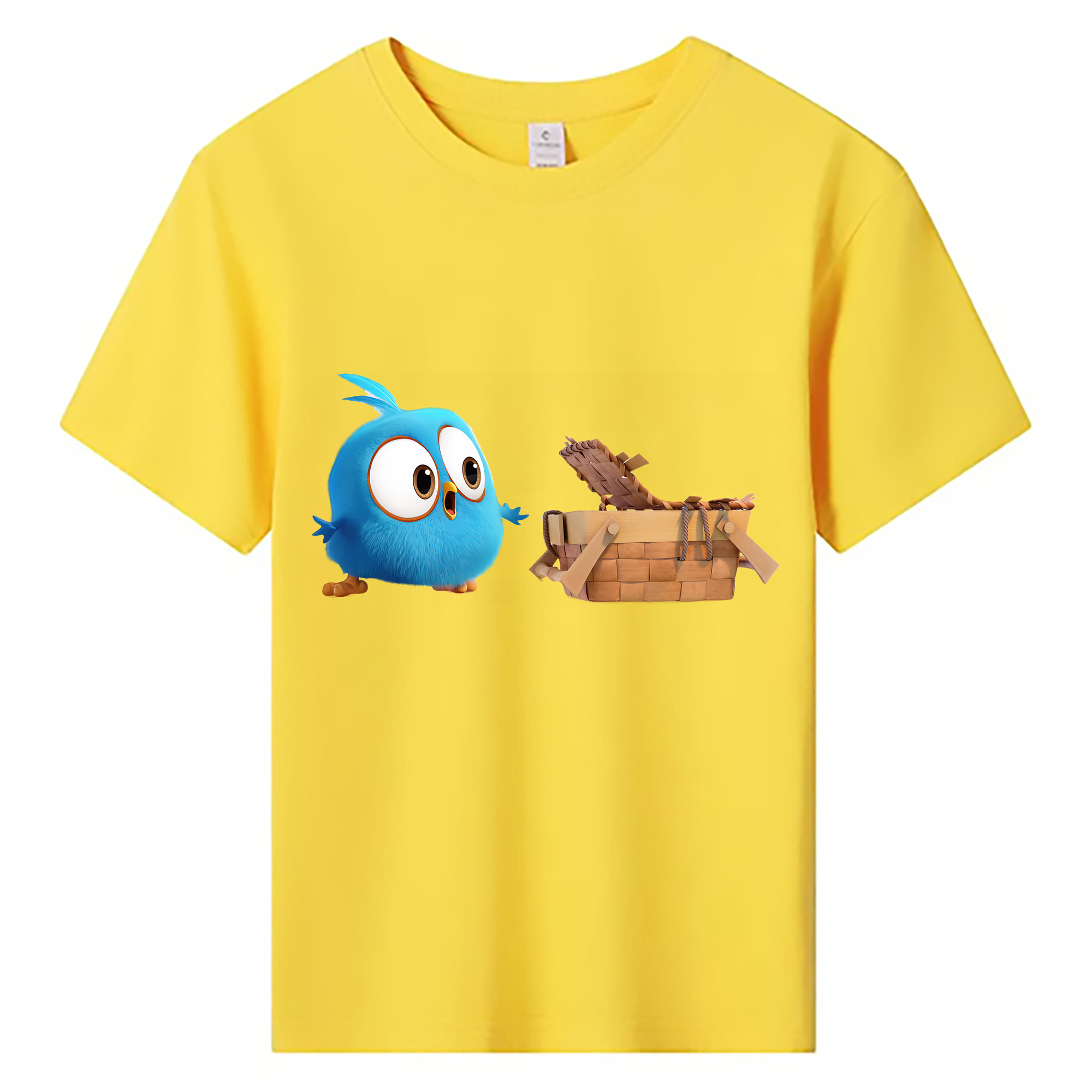 （画像用） Angry Birds アングリーバード 綿100％キッズTシャツ（フロントプリント）