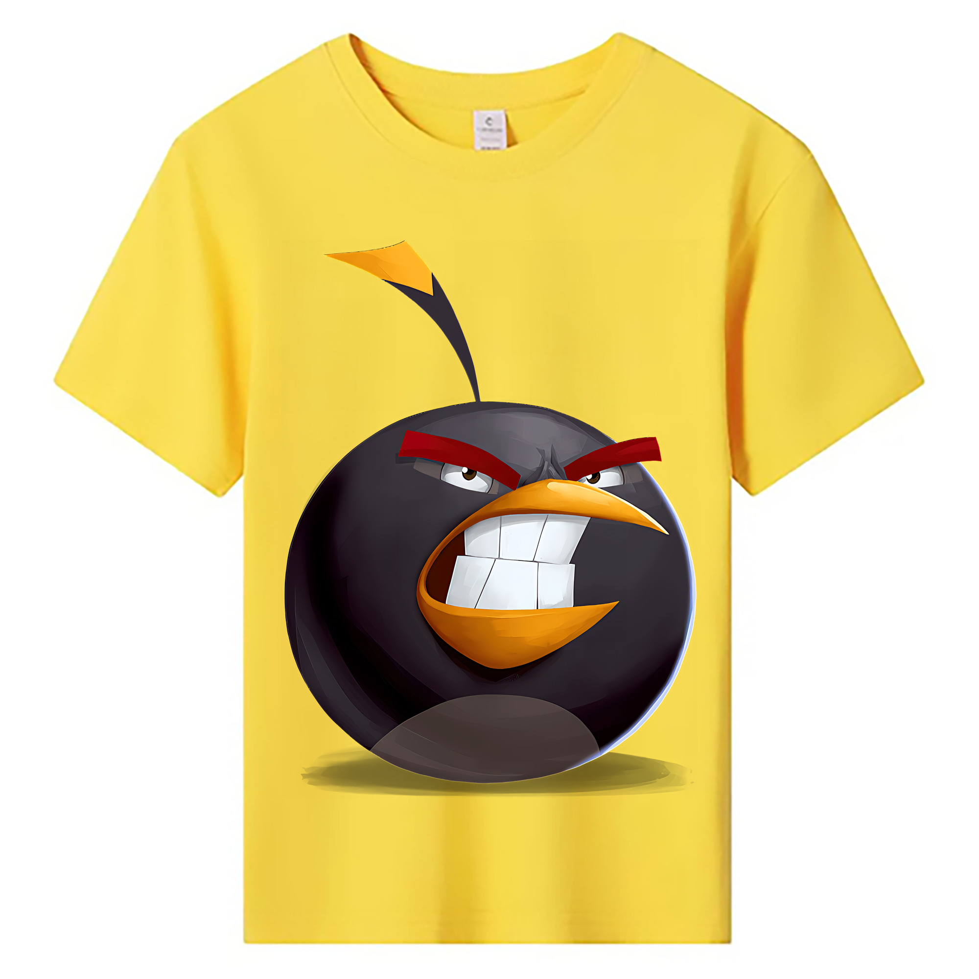 （画像用） Angry Birds アングリーバード 綿100％キッズTシャツ（フロントプリント）