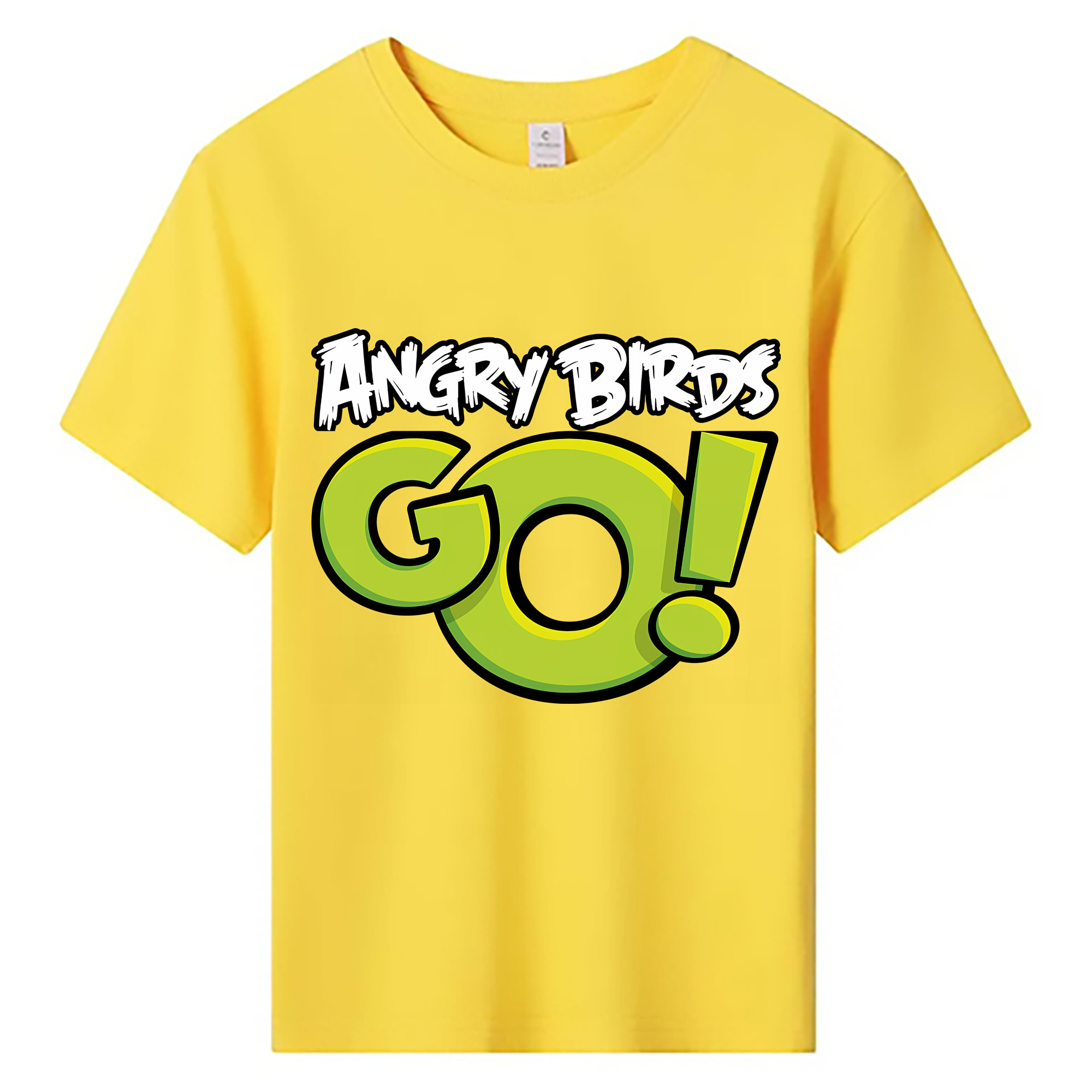 （画像用） Angry Birds アングリーバード 綿100％キッズTシャツ（フロントプリント）
