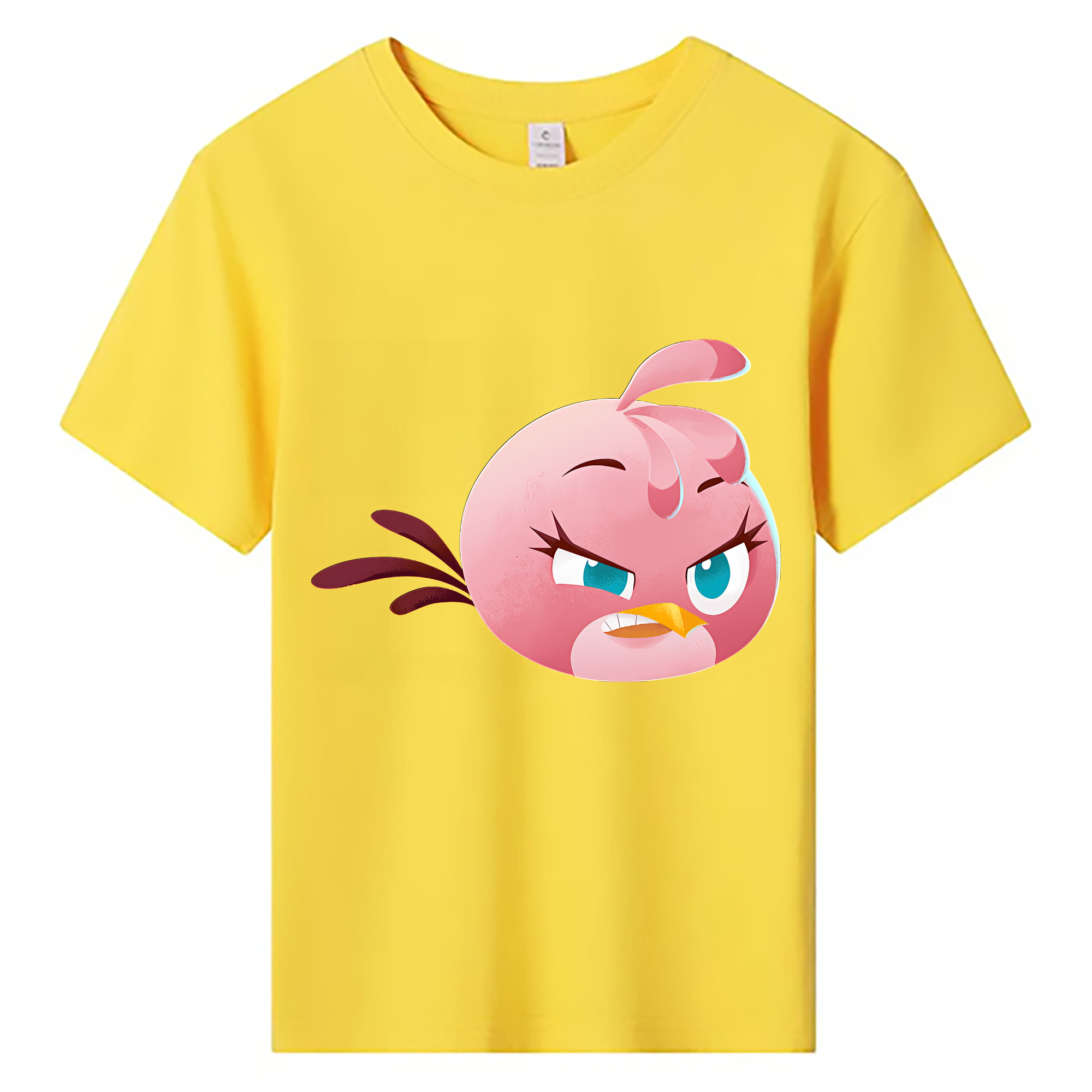（画像用） Angry Birds アングリーバード 綿100％キッズTシャツ（フロントプリント）