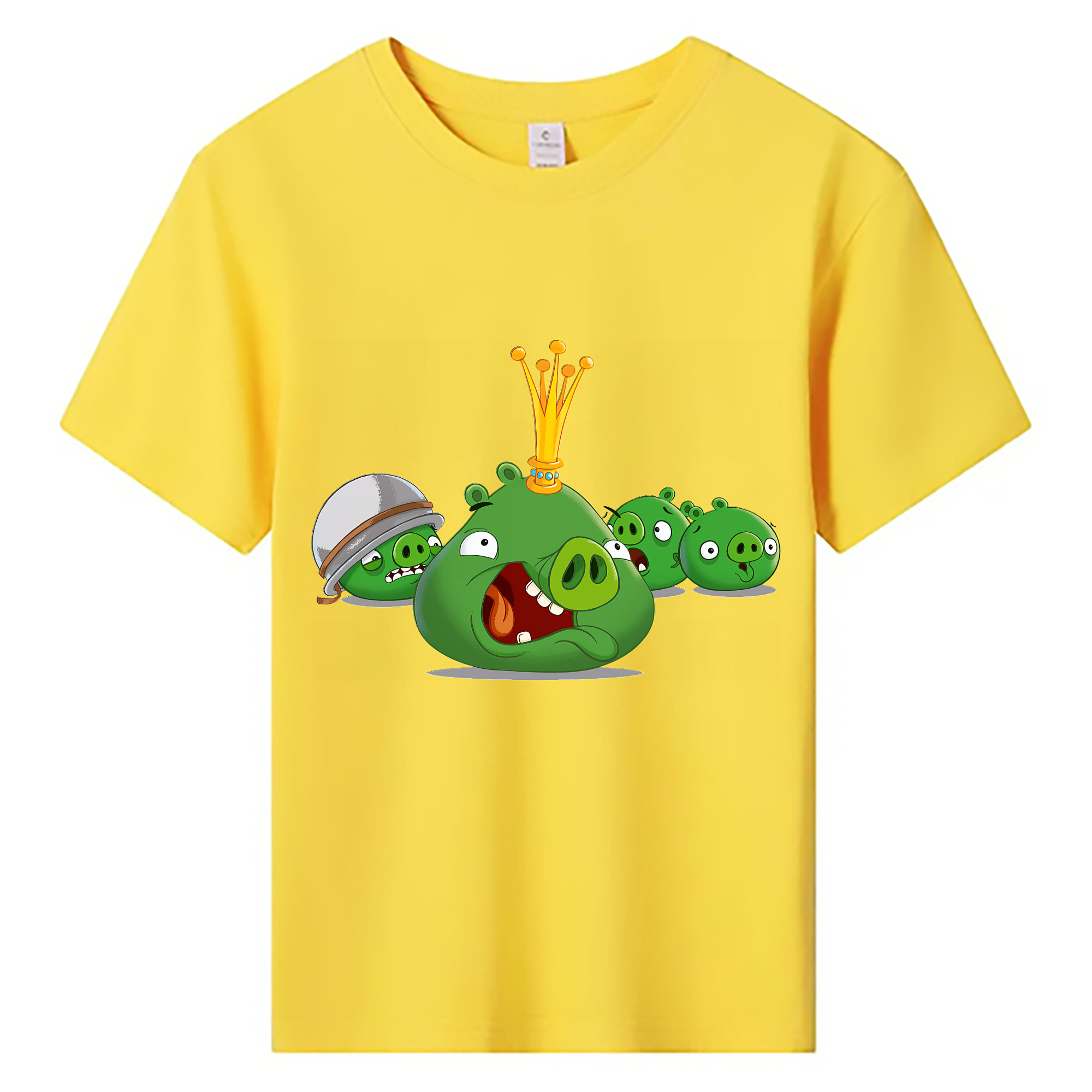 （画像用） Angry Birds アングリーバード 綿100％キッズTシャツ（フロントプリント）