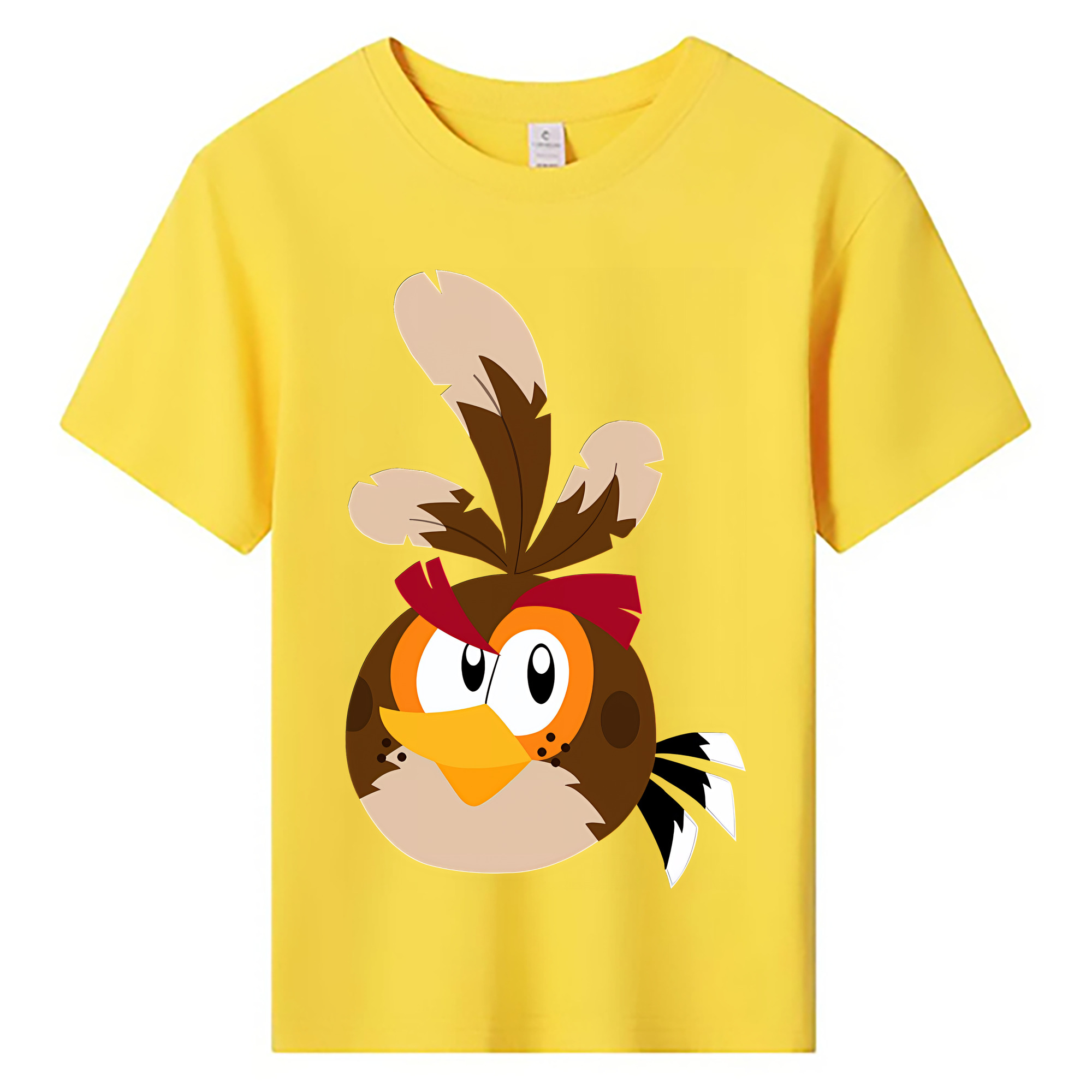 （画像用） Angry Birds アングリーバード 綿100％キッズTシャツ（フロントプリント）