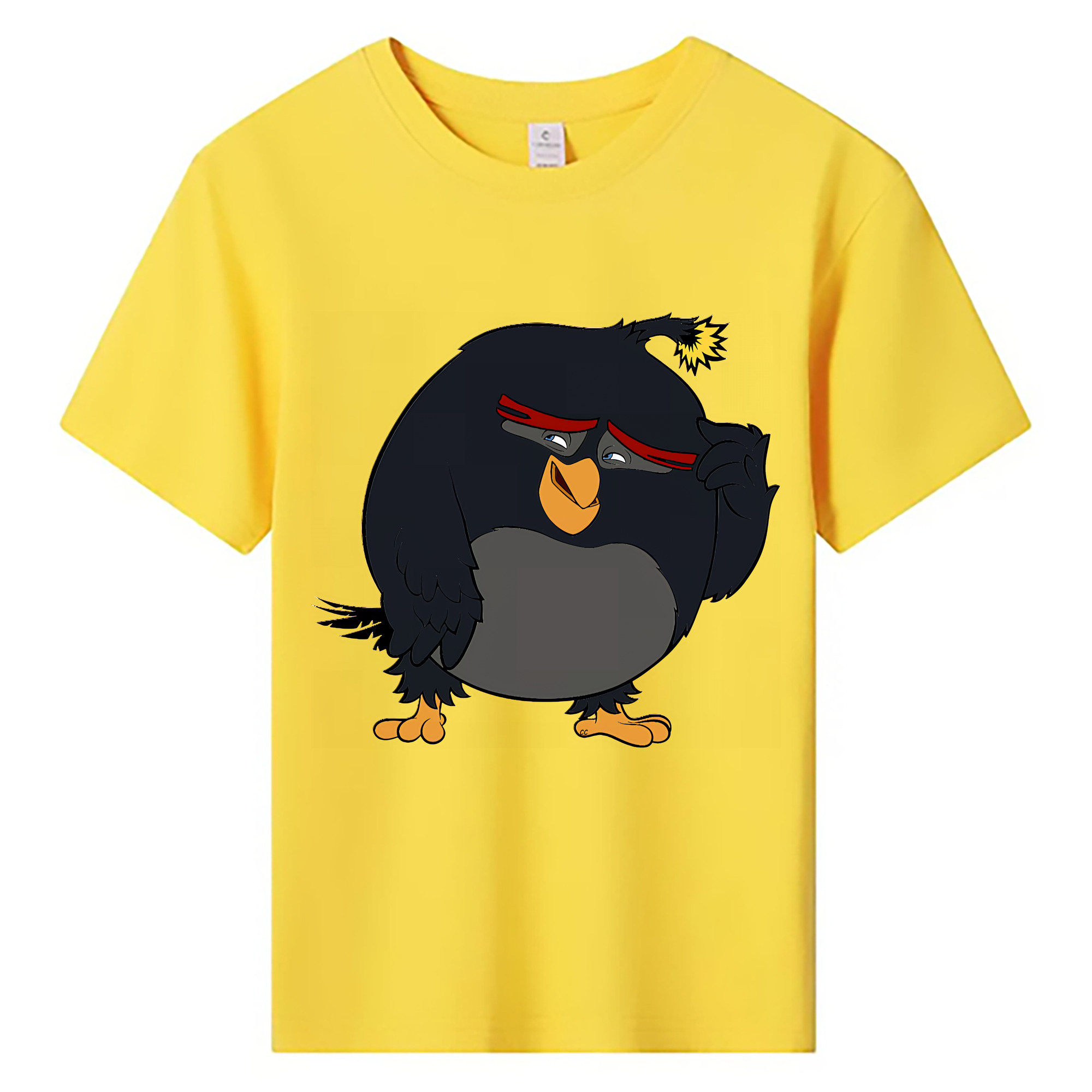 （画像用） Angry Birds アングリーバード 綿100％キッズTシャツ（フロントプリント）
