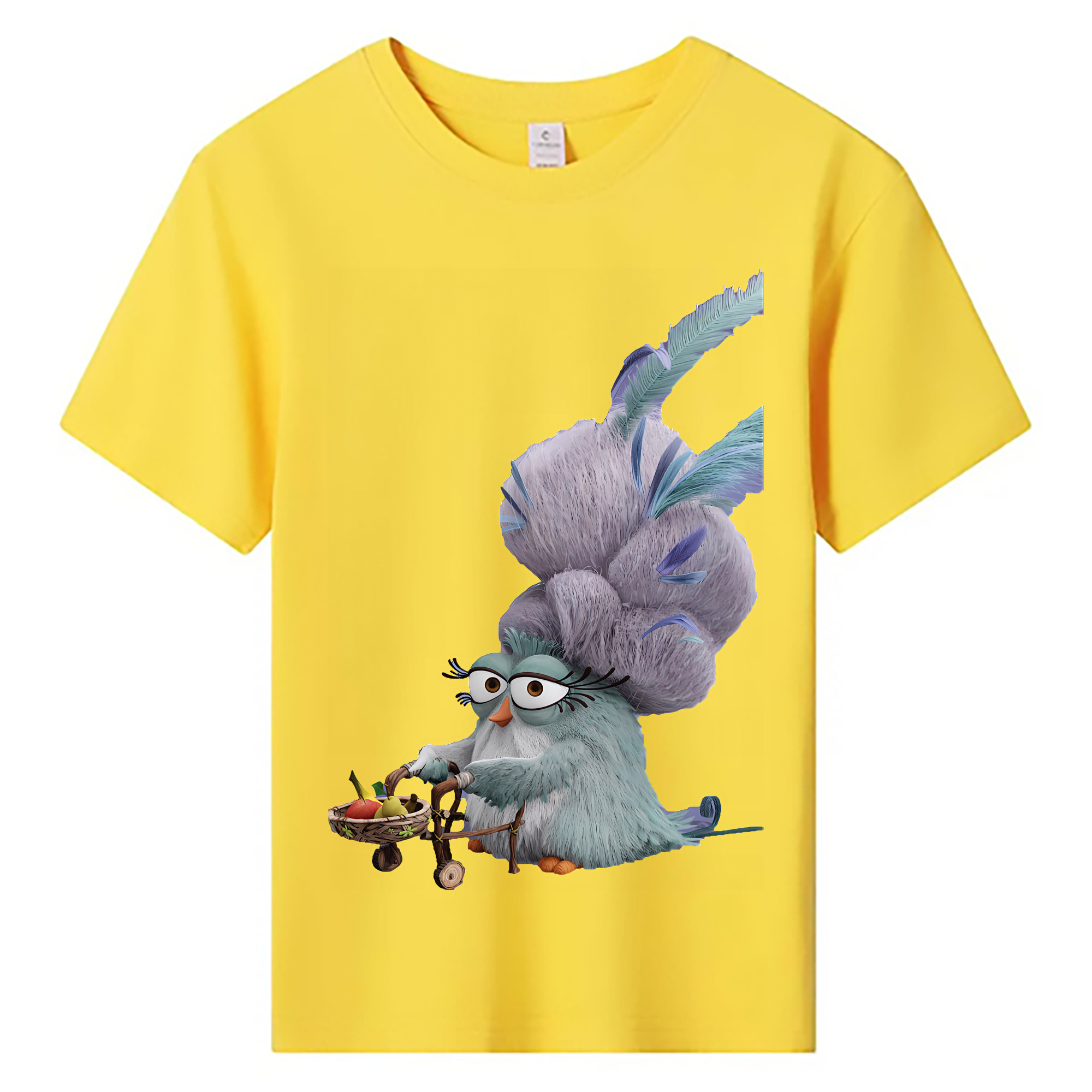 （画像用） Angry Birds アングリーバード 綿100％キッズTシャツ（フロントプリント）